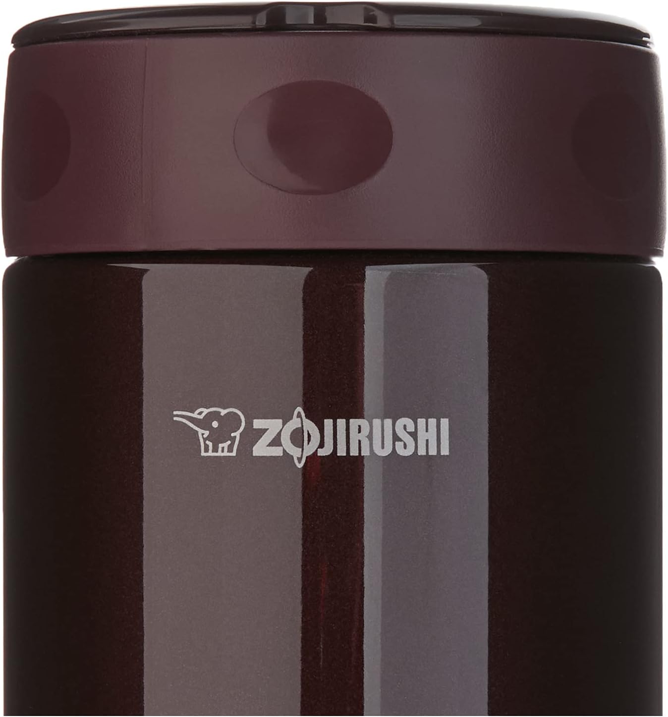 RECIPIENTE TÉRMICO ZOJIRUSHI ACERO INOXIDABLE MEDIANO MARRÓN OSCURO - 4