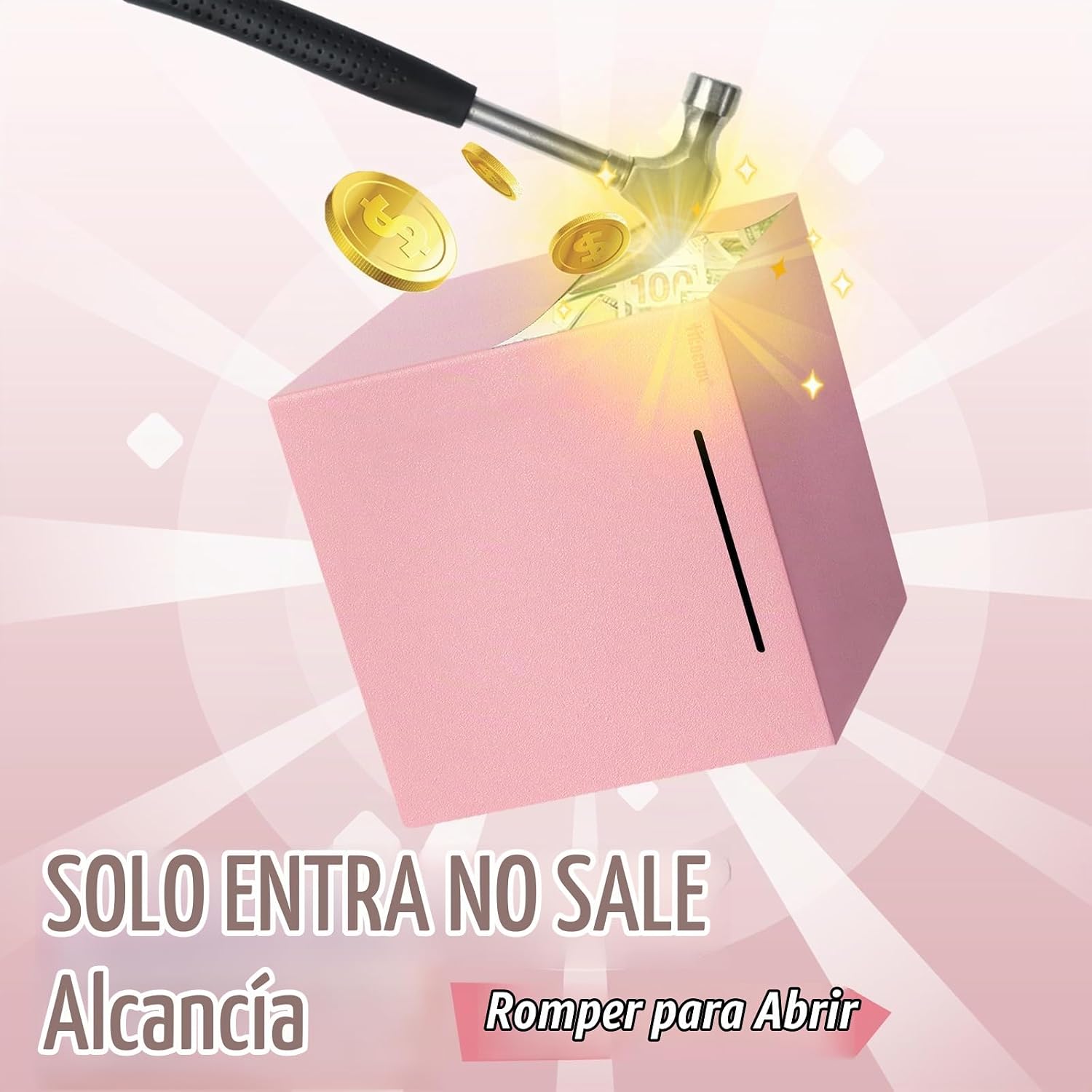 ALCANCÍA HICOCOOL ACERO INOXIDABLE ROSA 7.9 PULGADAS - 5