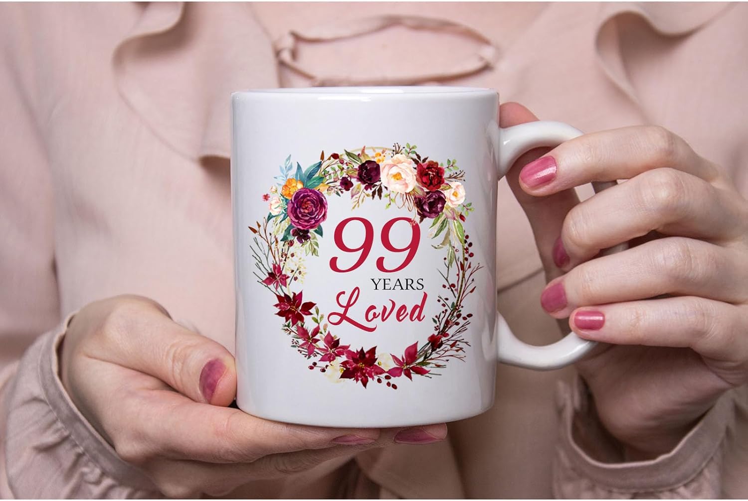 MUG CHOINN 1927 99TH BIRTHDAY GIFTS FOR WOMEN 11 OZ BLANCO - 3