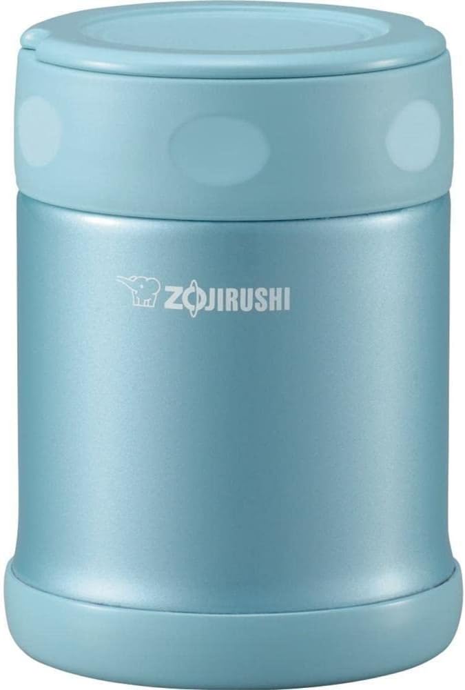 RECIPIENTE TÉRMICO ZOJIRUSHI ACERO INOXIDABLE PEQUEÑO AZUL AGUA - 1
