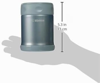 RECIPIENTE TÉRMICO ZOJIRUSHI ACERO INOXIDABLE PEQUEÑO AZUL AGUA - 2