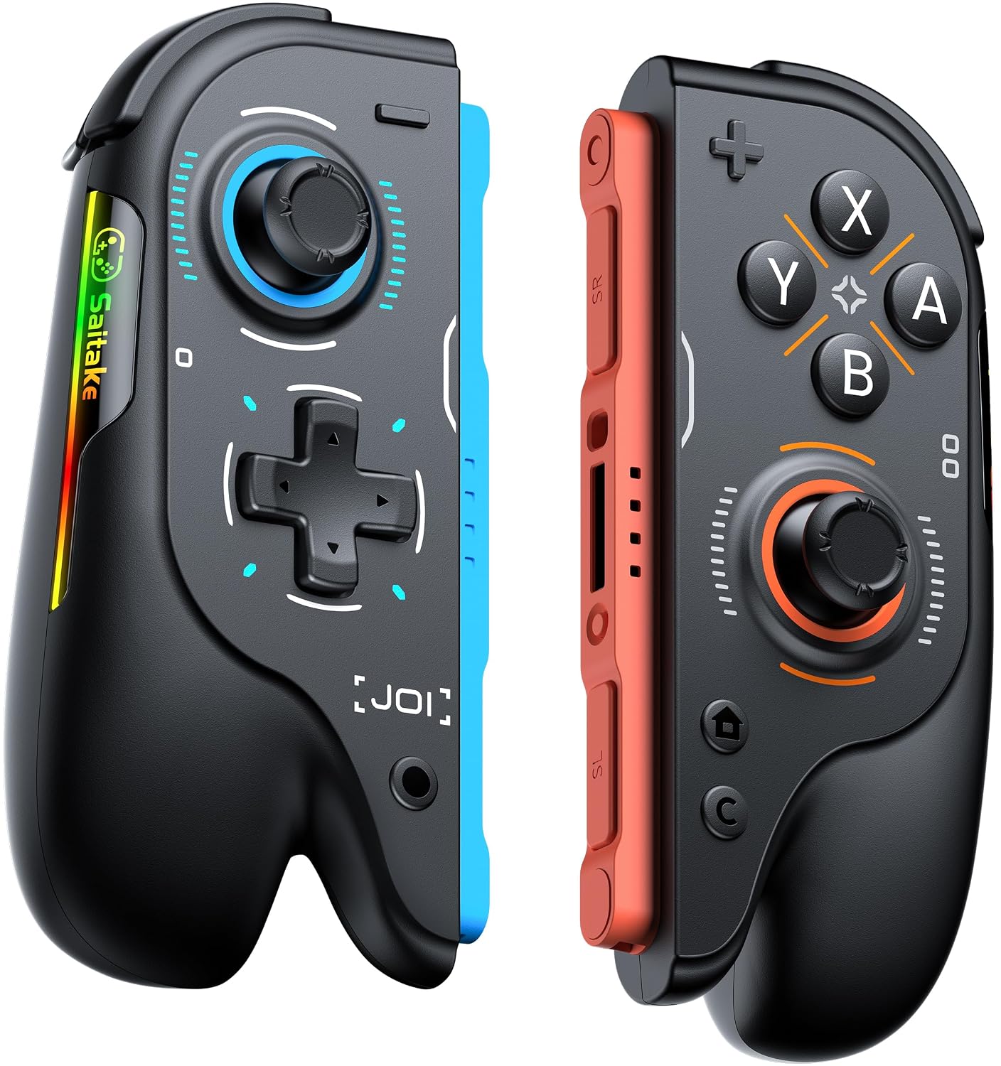 MANDO TECHERLEAF SWITCH 2 WIRELESS NEGRO CON JOYSTICK HALL EFFECT Y RGB - 1