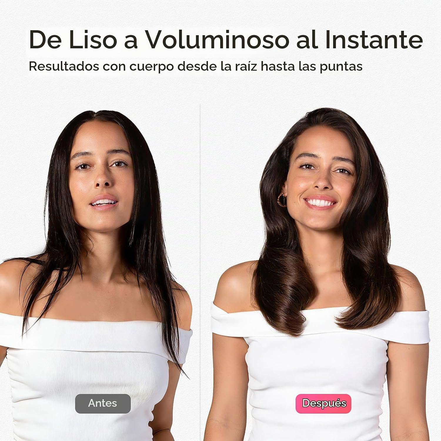 SECADORA DE CABELLO TYMO 4 EN 1 CON CEPILLO ALISADOR Y RIZADOR BARRIL 72MM - 2