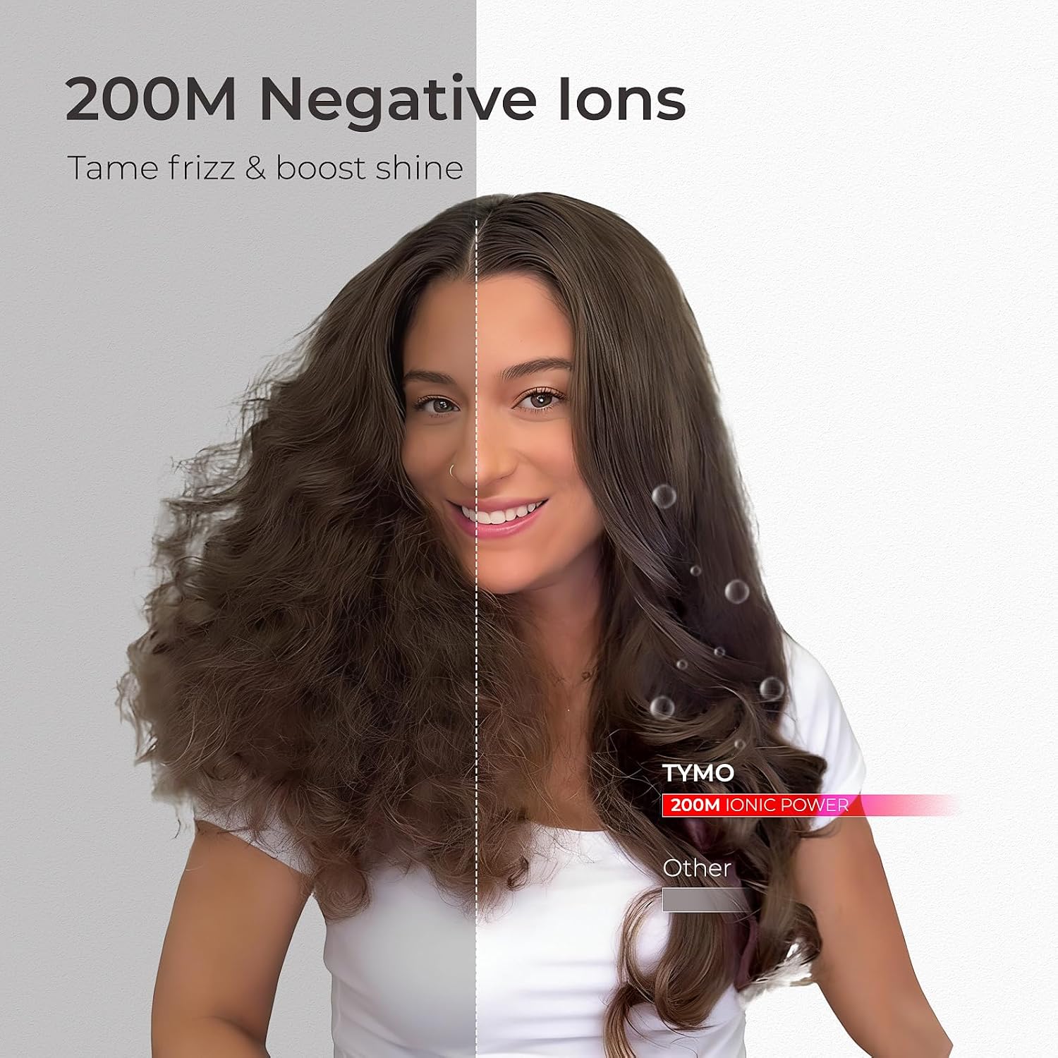 SECADORA DE CABELLO TYMO 4 EN 1 CON CEPILLO ALISADOR Y RIZADOR BARRIL 72MM - 4