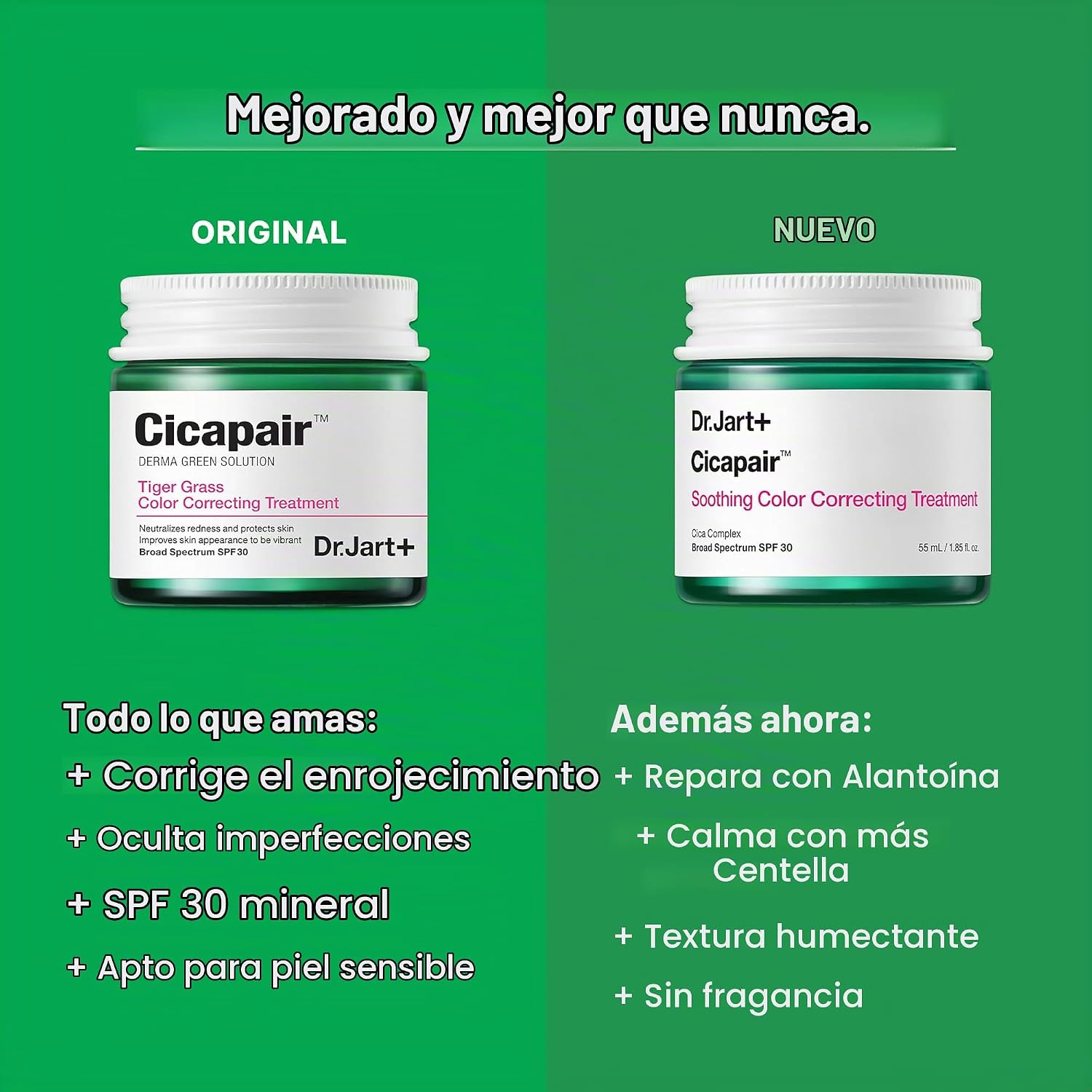 BASE DE MAQUILLAJE DR. JART+ CICAPAIR COLOR CORRECTING TREATMENT SPF 30 - 2