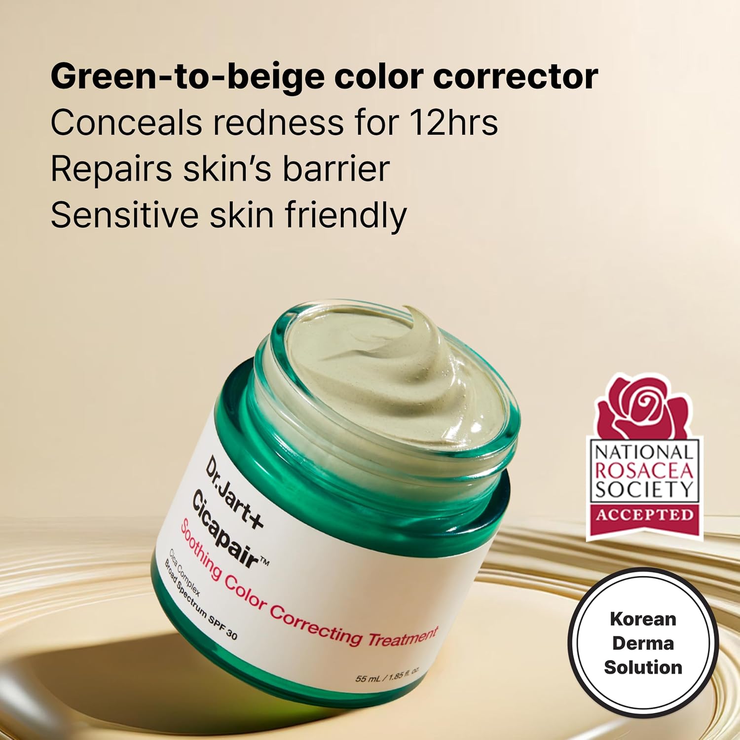 BASE DE MAQUILLAJE DR. JART+ CICAPAIR COLOR CORRECTING TREATMENT SPF 30 - 3