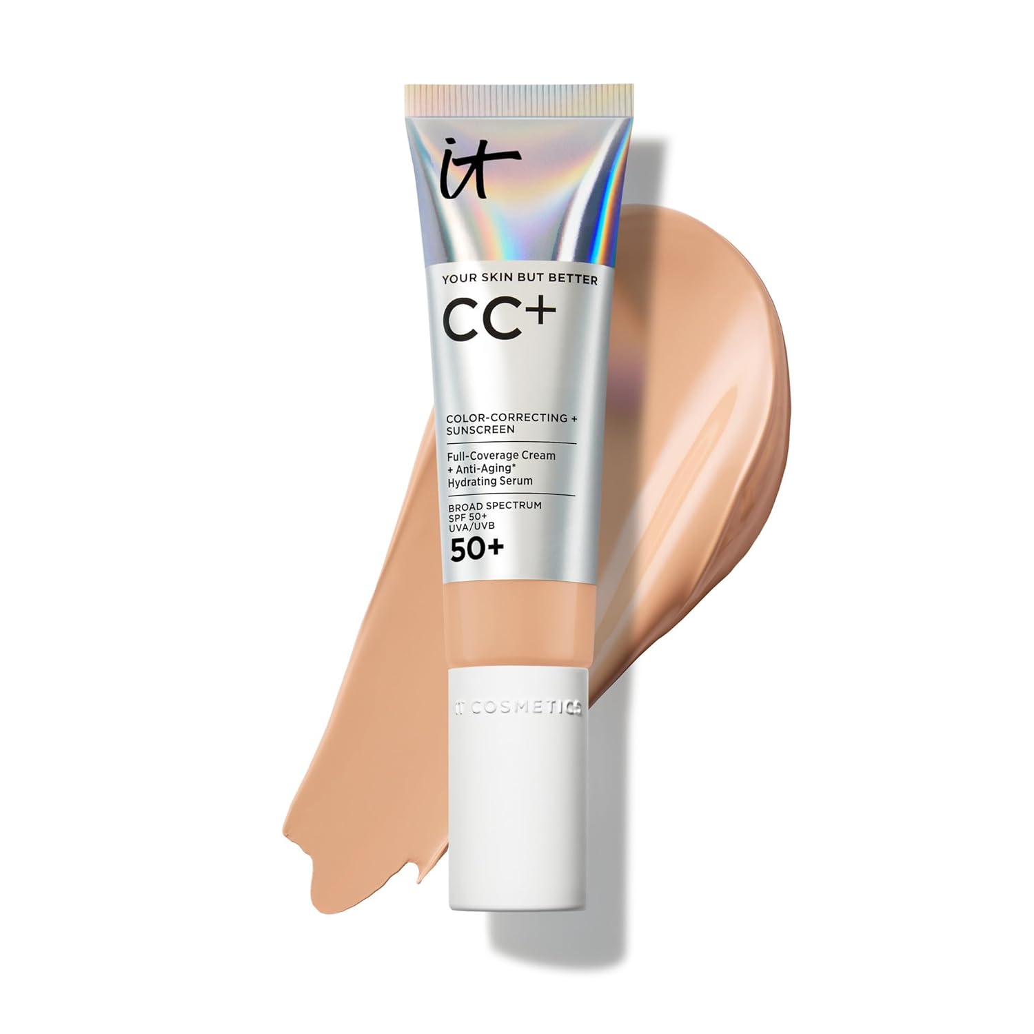 BASE DE MAQUILLAJE IT COSMETICS CC+ CREAM SPF 50+ COBERTURA COMPLETA ACABADO NATURAL - 1