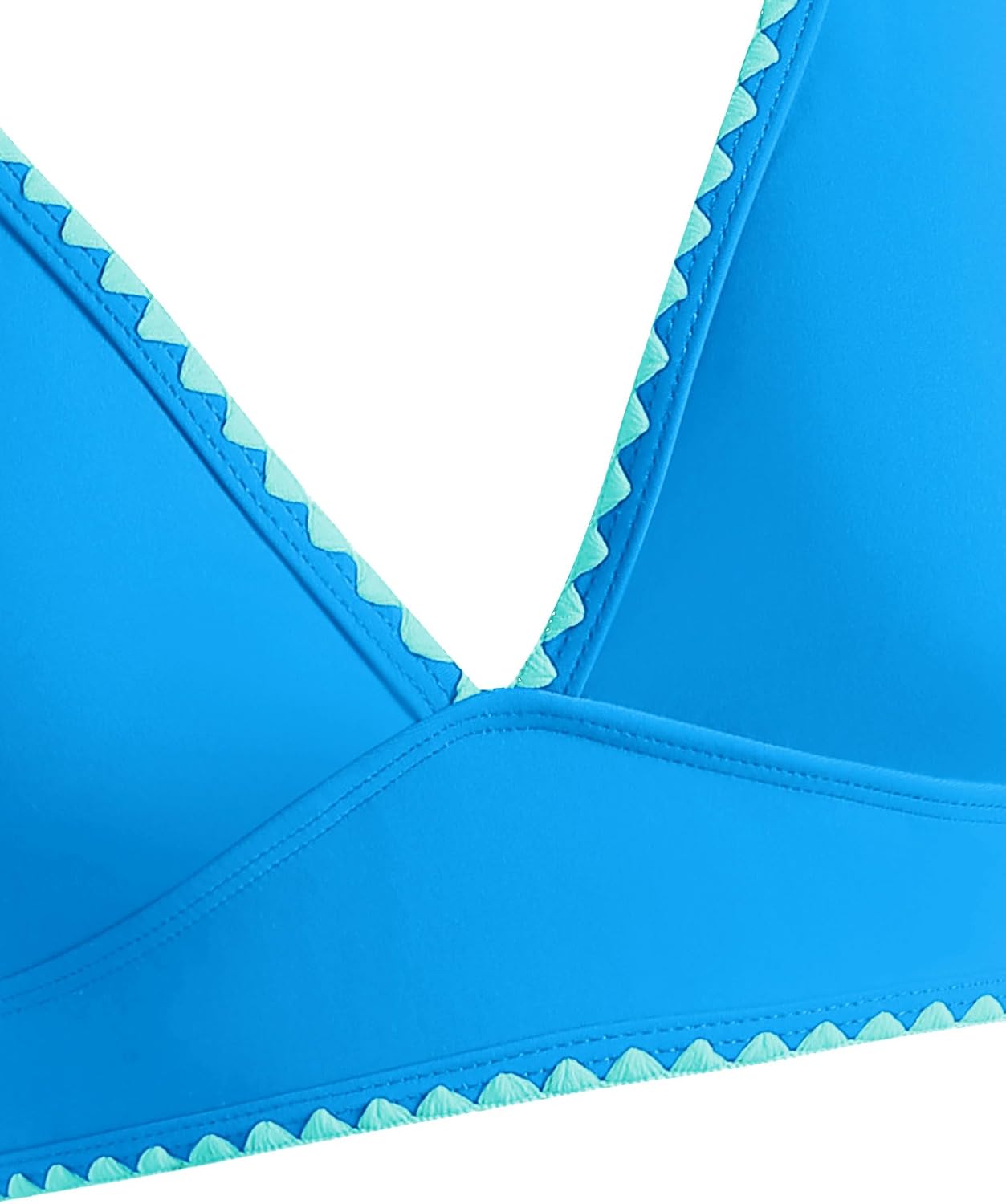 BIKINI ZAFUL DE DOS PIEZAS CON FALDA CINTURA ALTA AZUL LAGO TALLA XL - 4