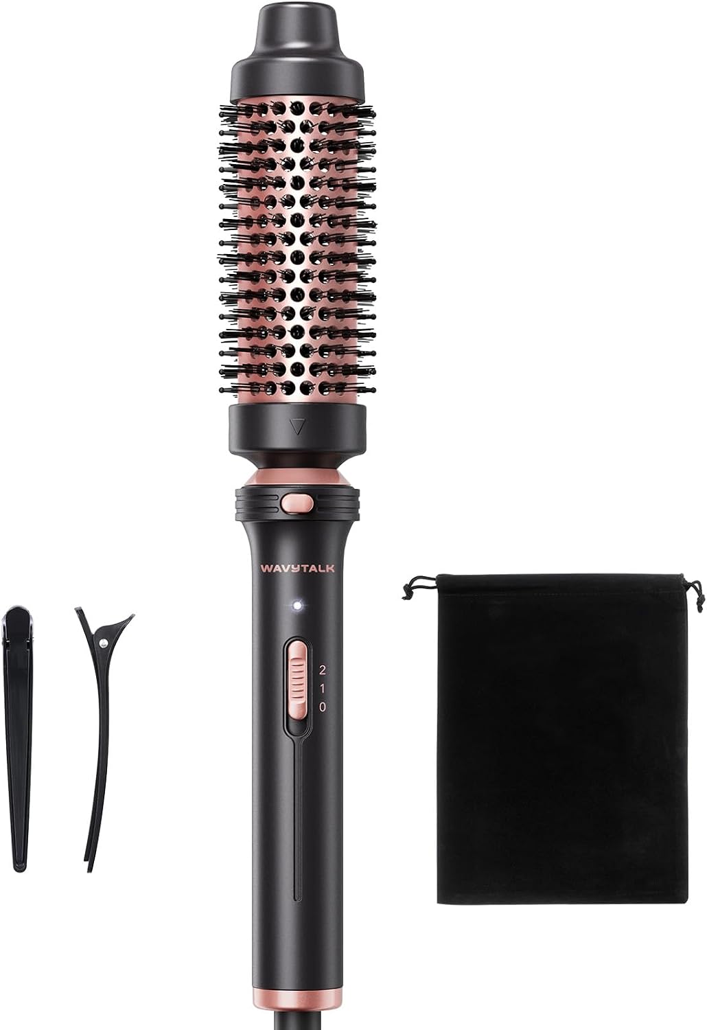 SECADORA DE CABELLO WAVYTALK THERMAL BRUSH 1.5' REDONDA CON CEPILLO DESMONTABLE - 1