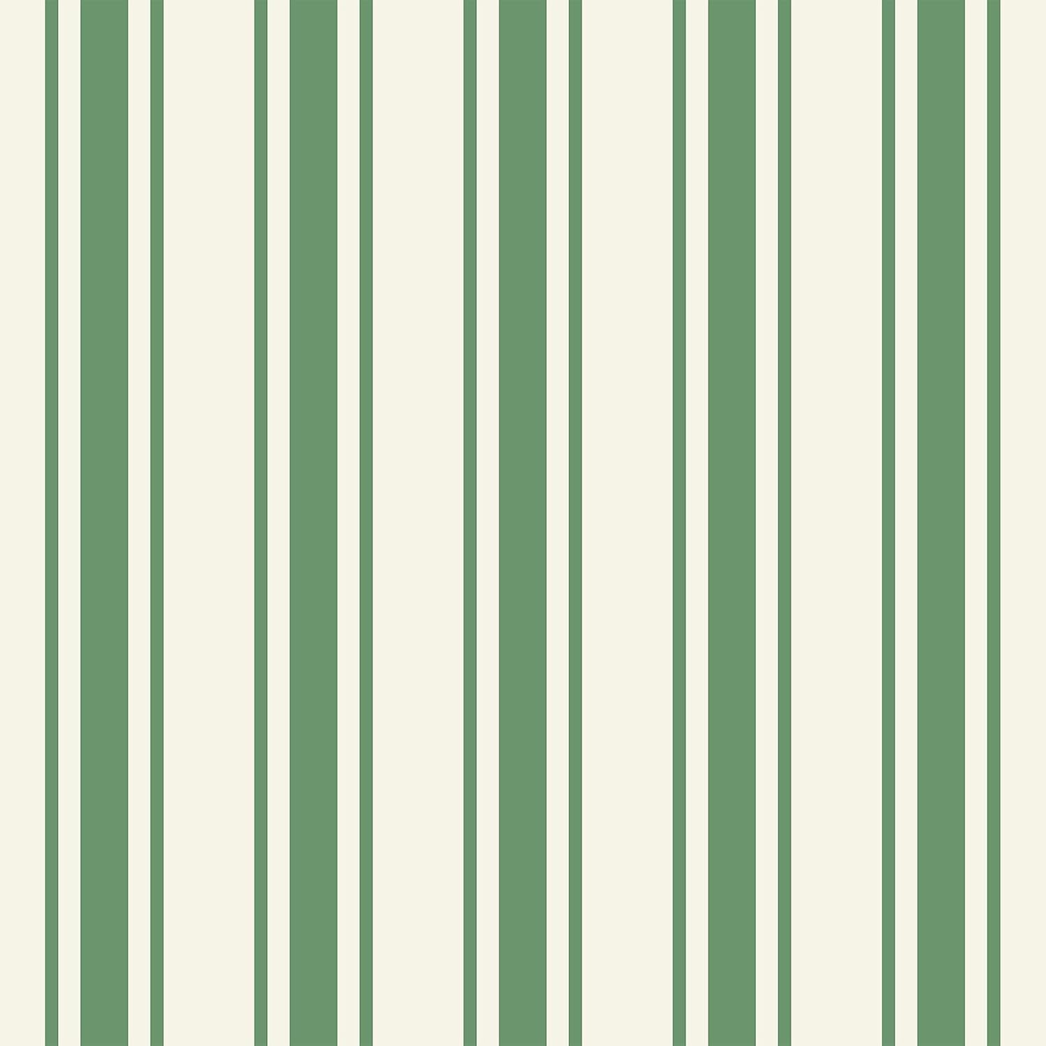 PAPEL MURAL AUTOADHESIVO VEELIKE RAYAS VERDE Y BLANCO 17.7' X 354' - 1