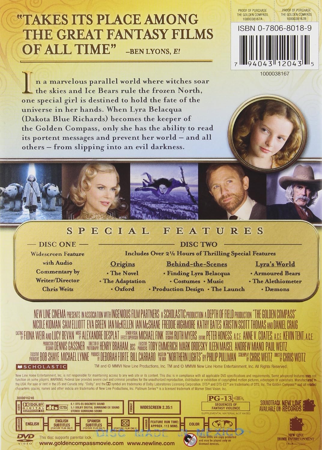 DVD THE GOLDEN COMPASS - 2