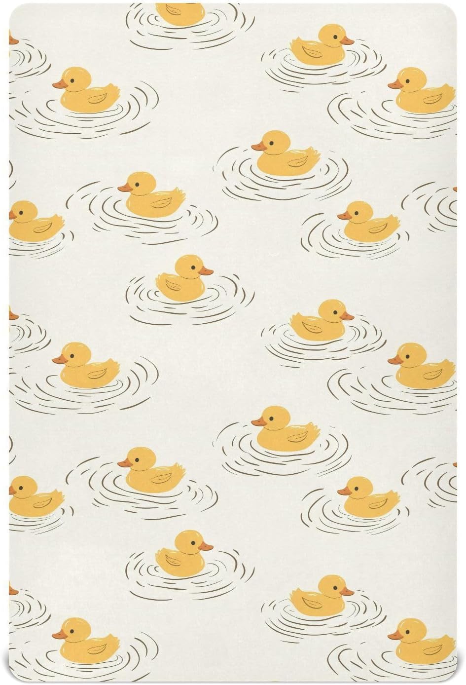 SÁBANA BAJERA CUNA VVFELIXL PATO AMARILLO 99X68 CM - 1