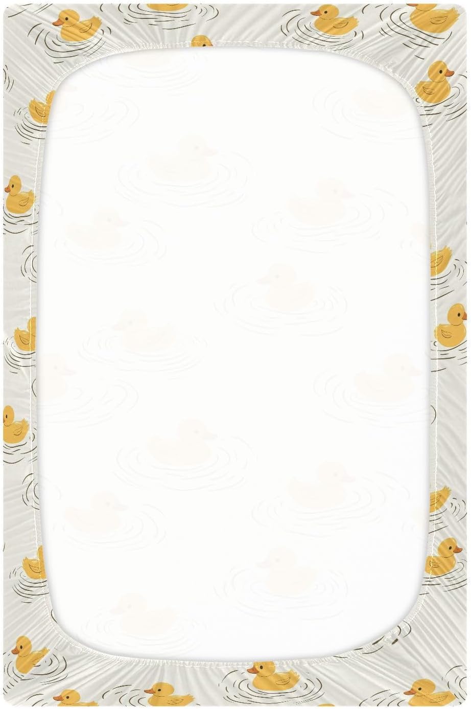 SÁBANA BAJERA CUNA VVFELIXL PATO AMARILLO 99X68 CM - 3