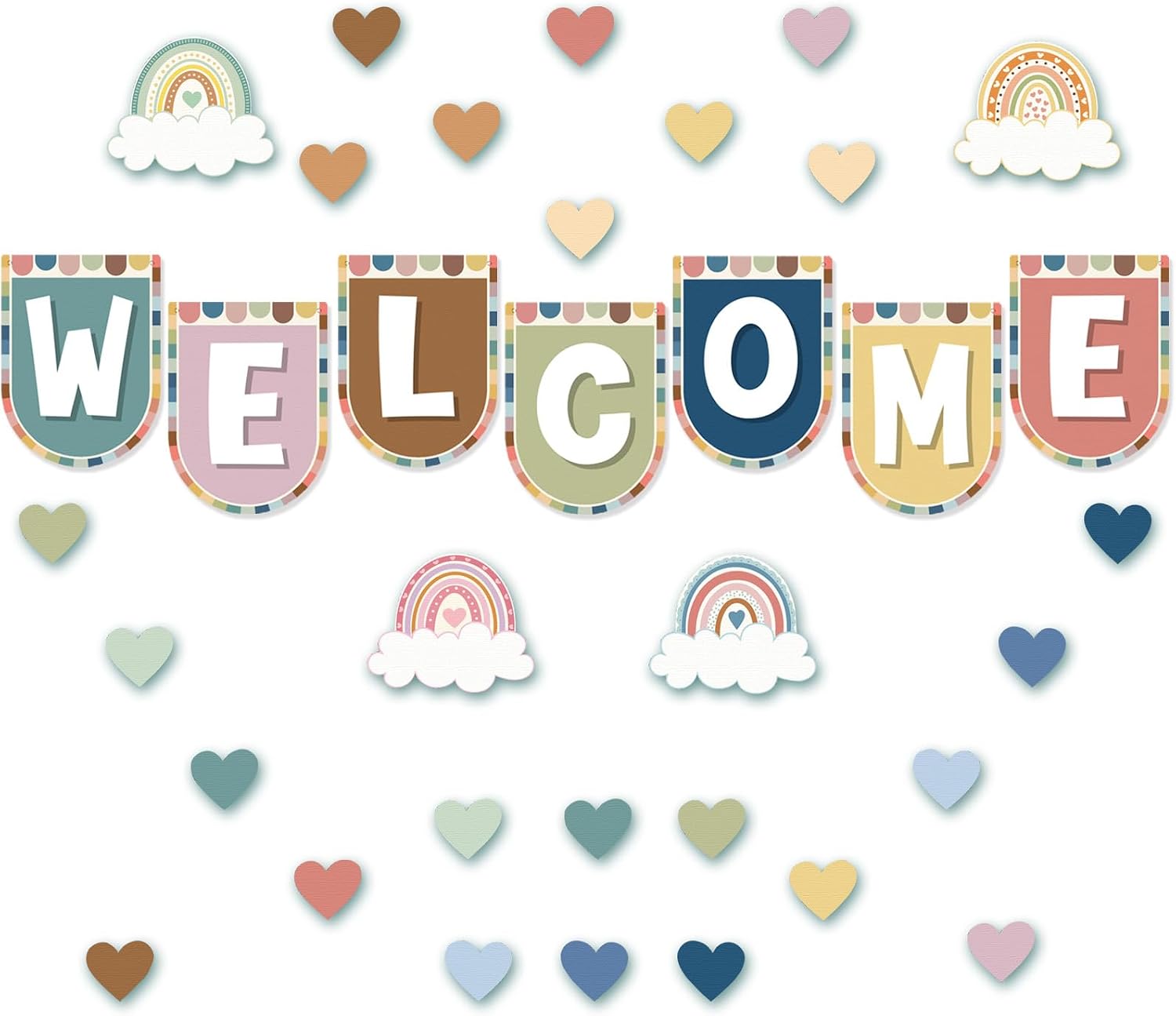 DECORACIÓN DE PARED WELCOME ADDUSTER 35 PIEZAS ESTILO BOHEMIO - 1