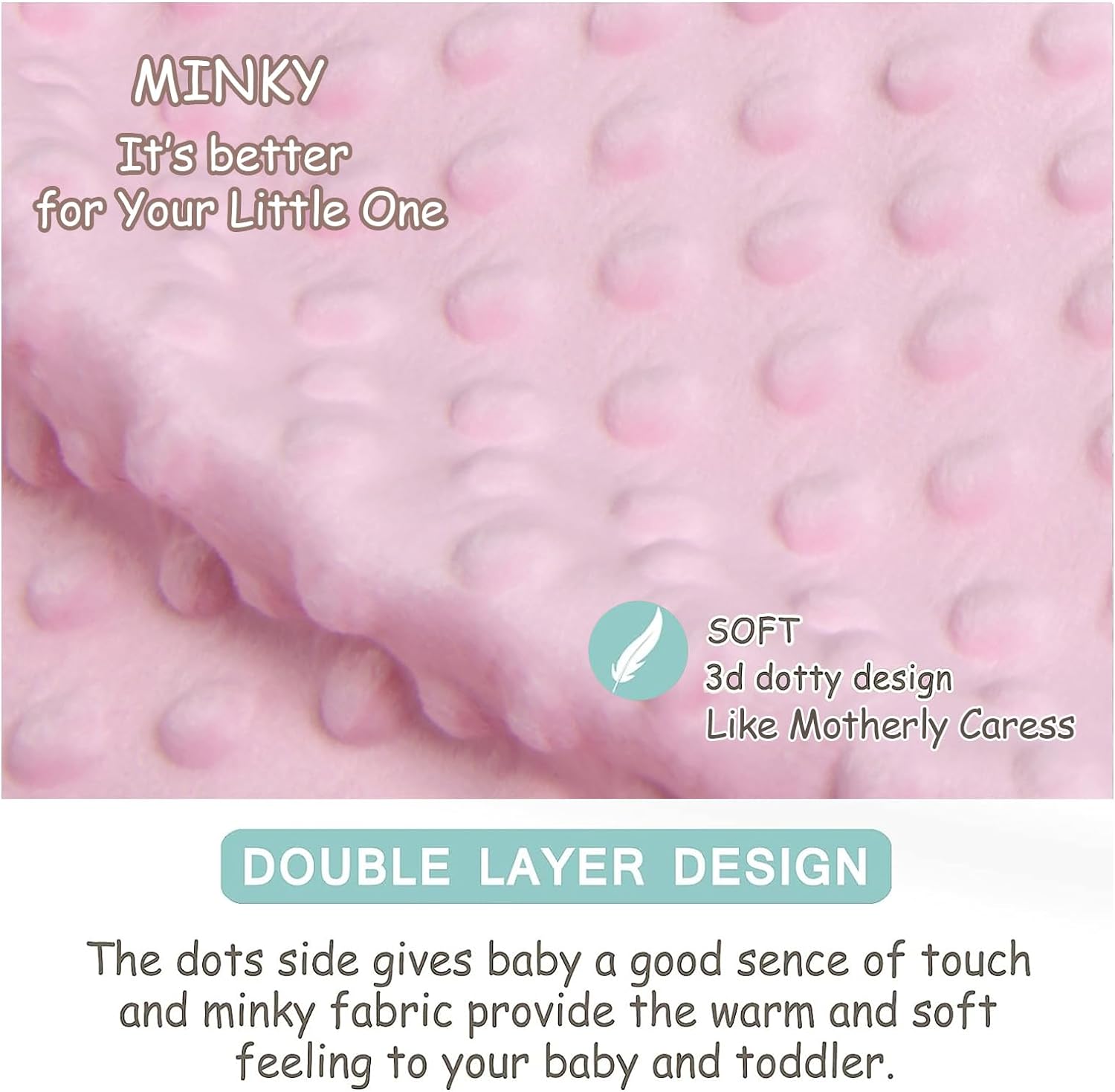 SET DE CAMA PARA BEBÉ MUNIFIC 2 PIEZAS CON DISEÑO DE ELEFANTE ROSA - 5