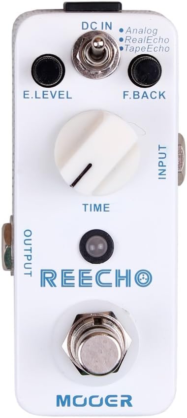 PEDAL DE EFECTOS MOOER REECHO DELAY CON 3 MODOS ANALOG, REAL ECHO Y TAPE ECHO - 1