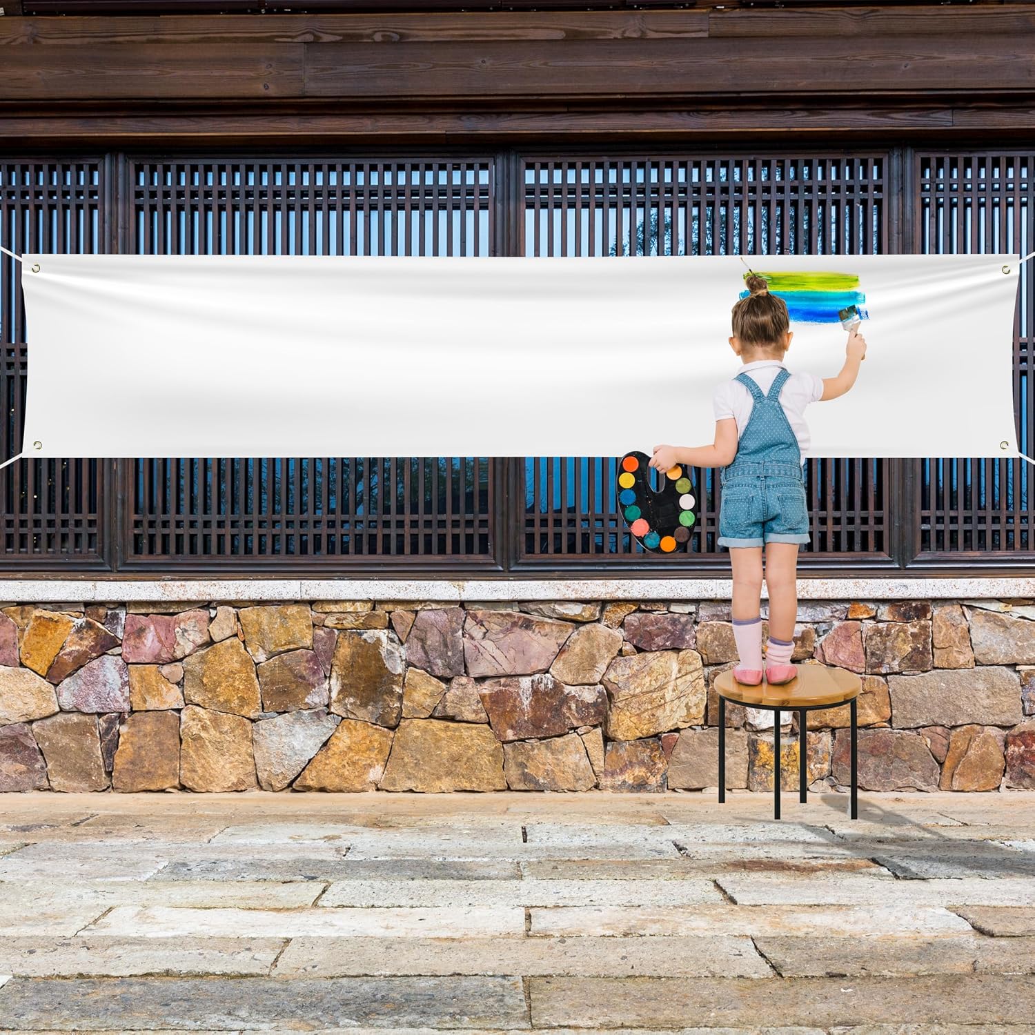 BANDERÍN DIY BECKTEN POLIÉSTER OXFORD BLANCO 3M X 60CM - 3