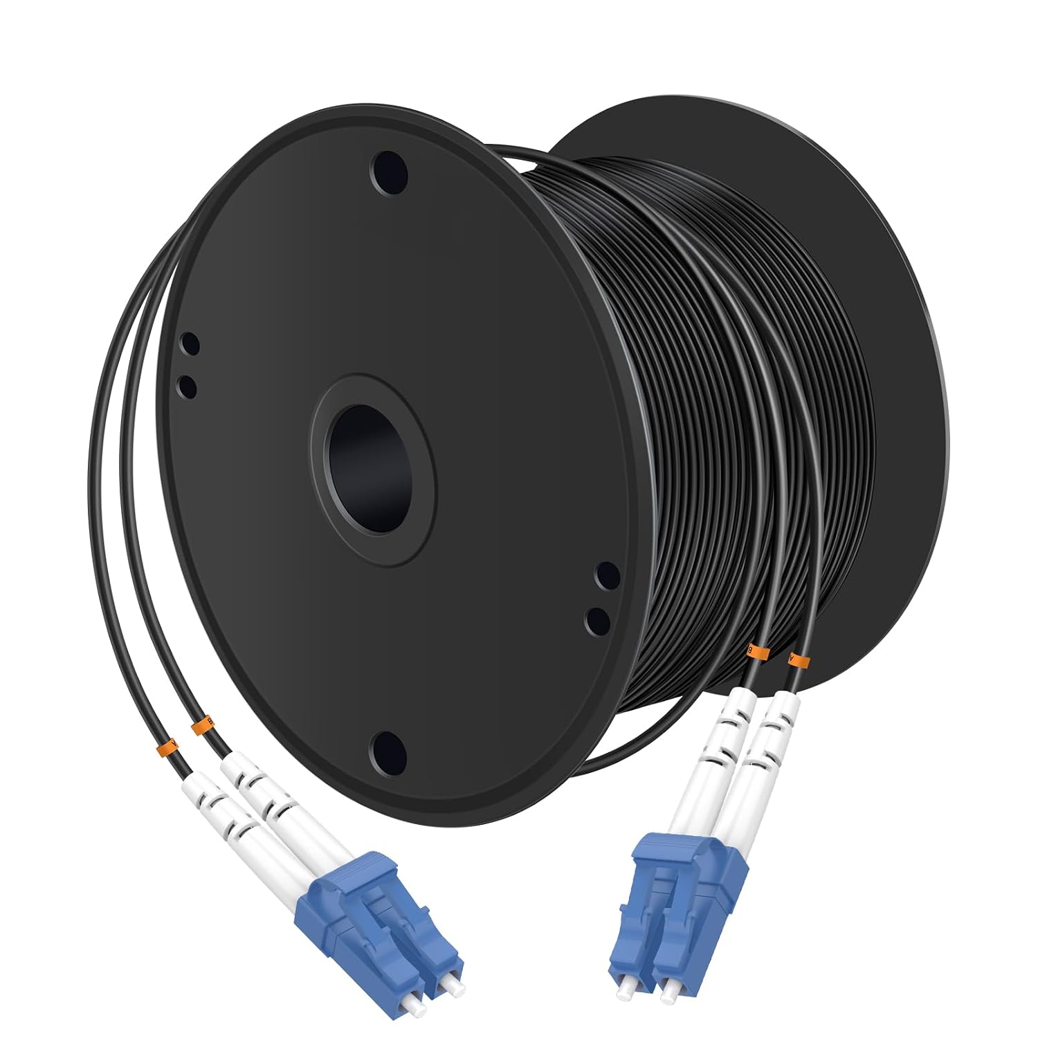 CABLE DE FIBRA ÓPTICA LC A LC UPC BLINDADO PARA EXTERIORES 300M - 1