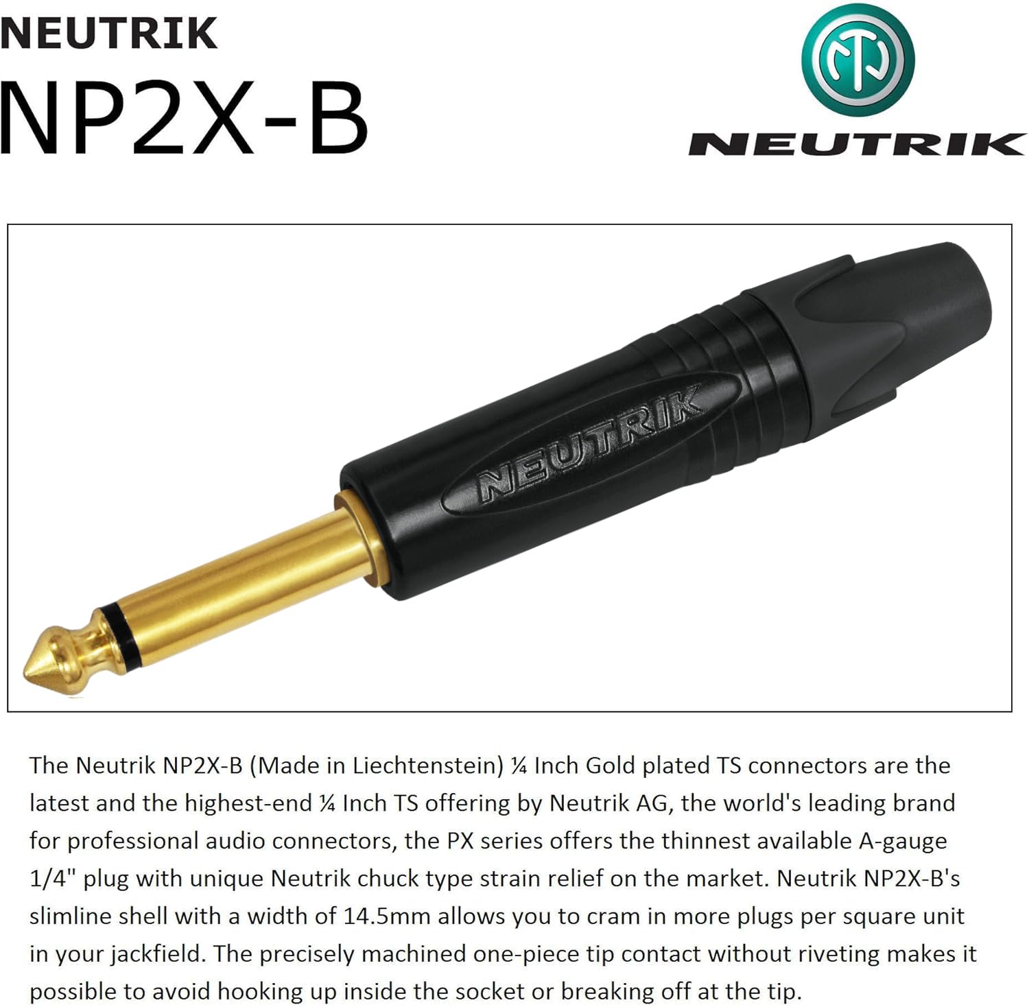 CABLE PARA GUITARRA WORLDS BEST CABLES WBC-PRO 4 PIES CONECTOR NEUTRIK RECTO A ANGULAR - 5
