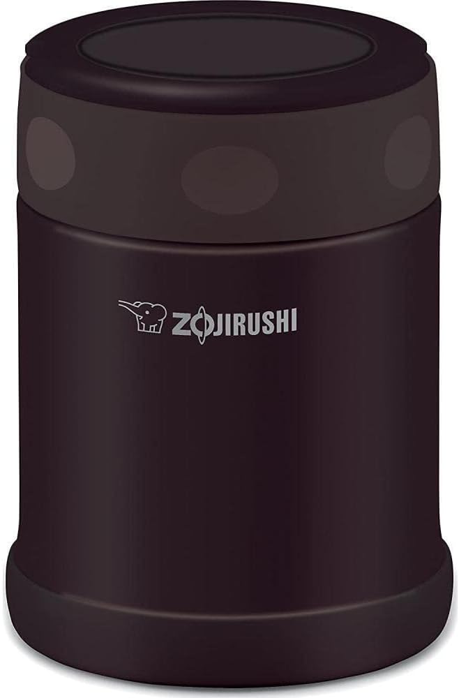 RECIPIENTE TÉRMICO ZOJIRUSHI ACERO INOXIDABLE PEQUEÑO MARRÓN OSCURO - 1