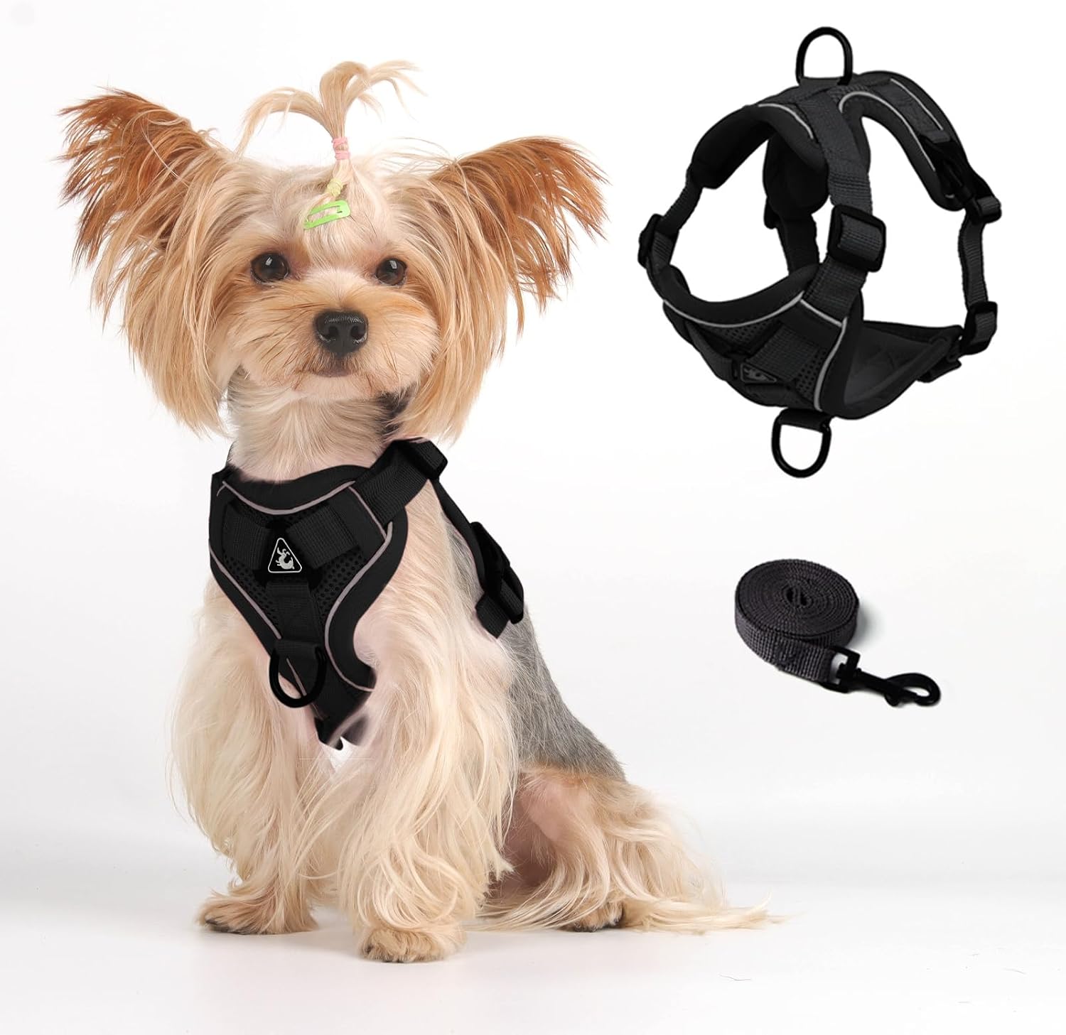 ARNÉS Y CORREA PARA GATOS SKMEDITEC ESCAPE PROOF TALLA L NEGRO - 4