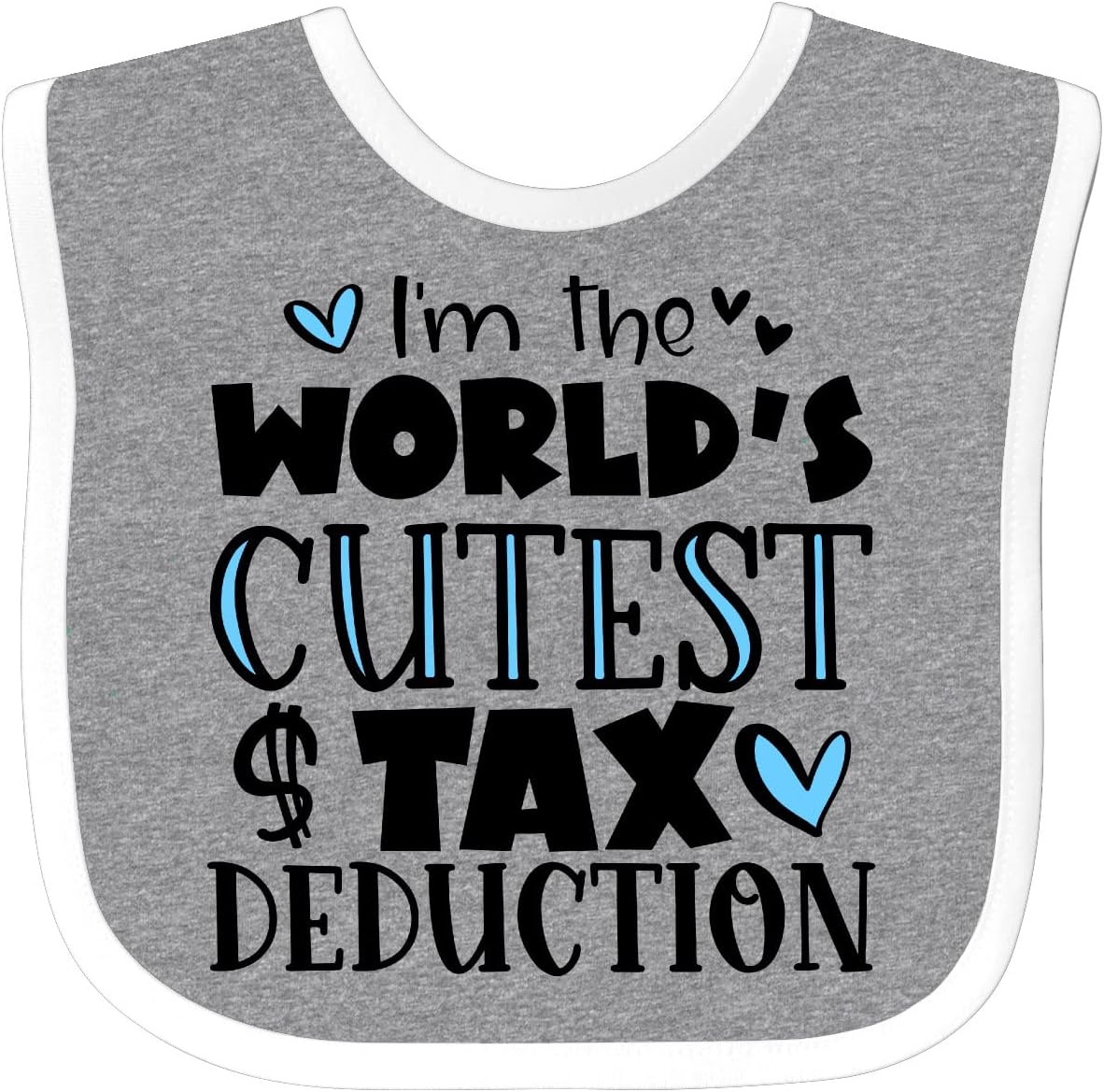 BABERO INKTASTIC I'M THE WORLD'S CUTEST TAX DEDUCTION CORAZONES AZUL - 1