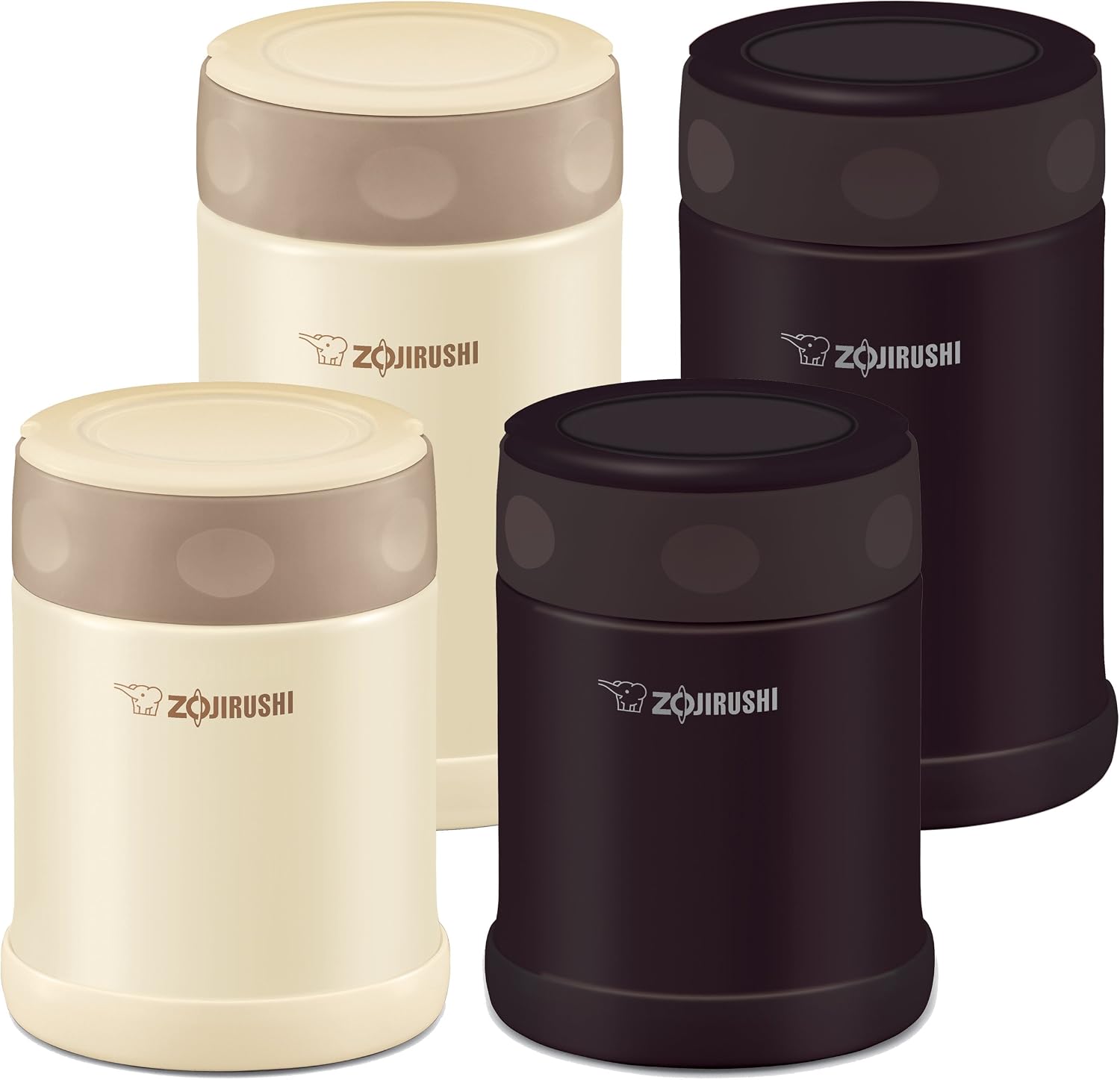 RECIPIENTE TÉRMICO ZOJIRUSHI ACERO INOXIDABLE PEQUEÑO CREMA - 2