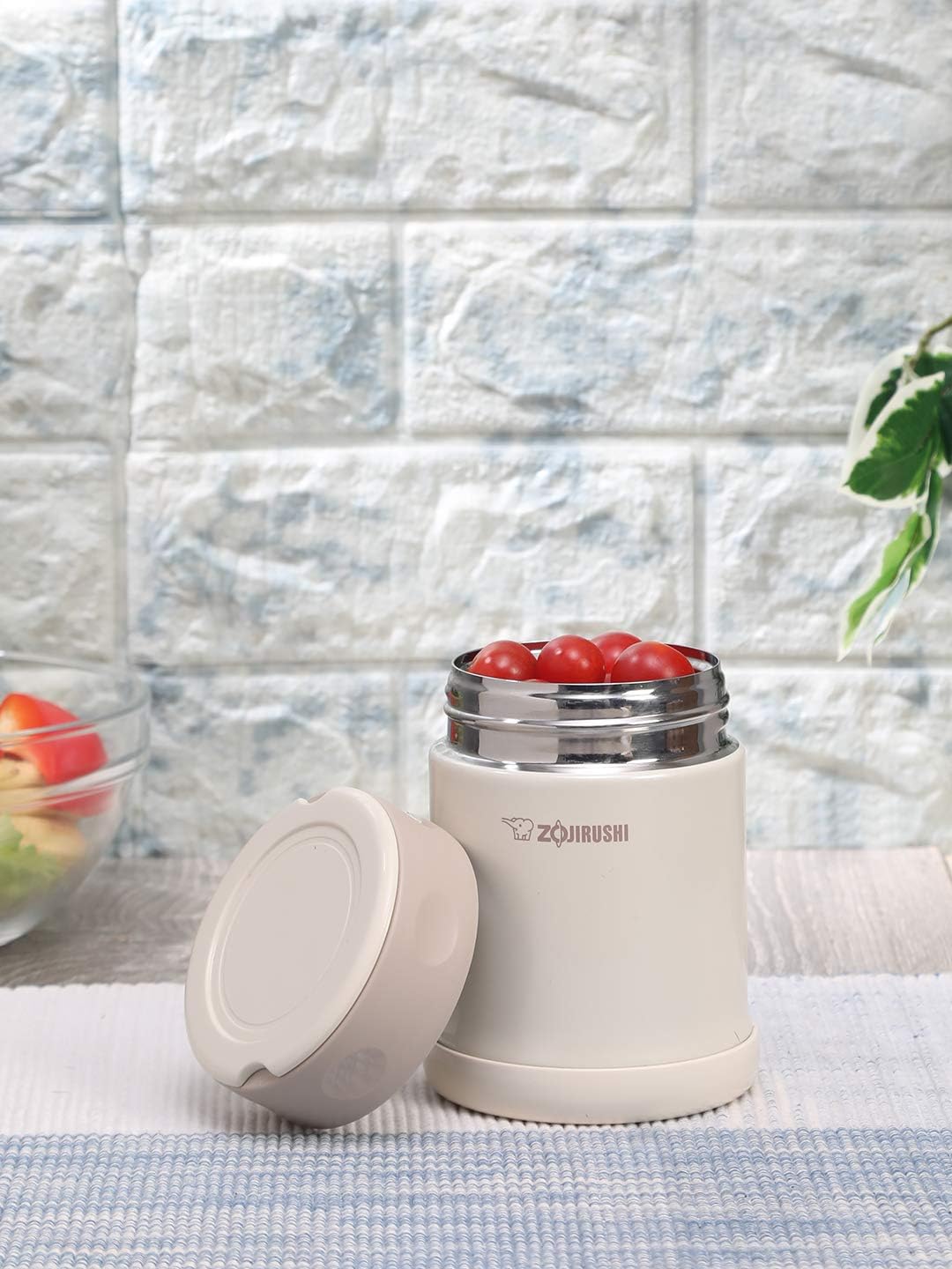 RECIPIENTE TÉRMICO ZOJIRUSHI ACERO INOXIDABLE PEQUEÑO CREMA - 3