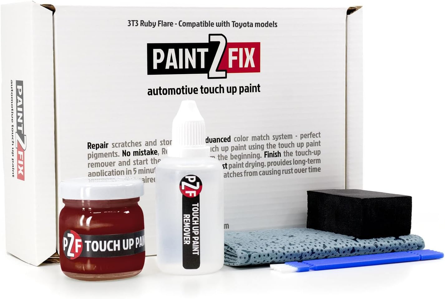 PINTURA EN SPRAY PARA RETOQUE AUTOMOTRIZ TOYOTA 3T3 RUBY FLARE 1.35 FL OZ - 1