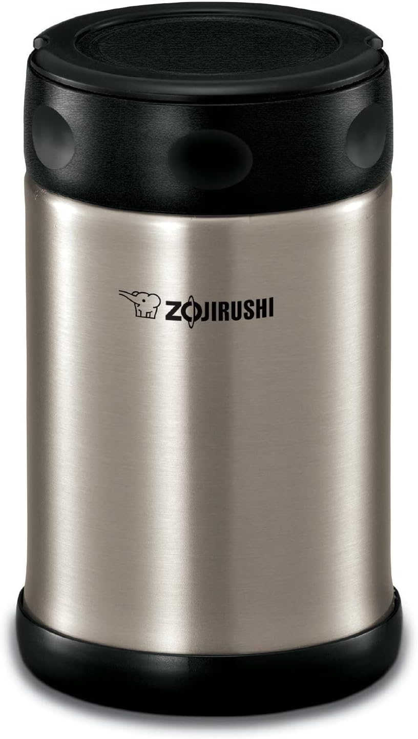 CONTENEDOR DE ALIMENTOS ZOJIRUSHI ACERO INOXIDABLE 740 ML NEGRO - 1