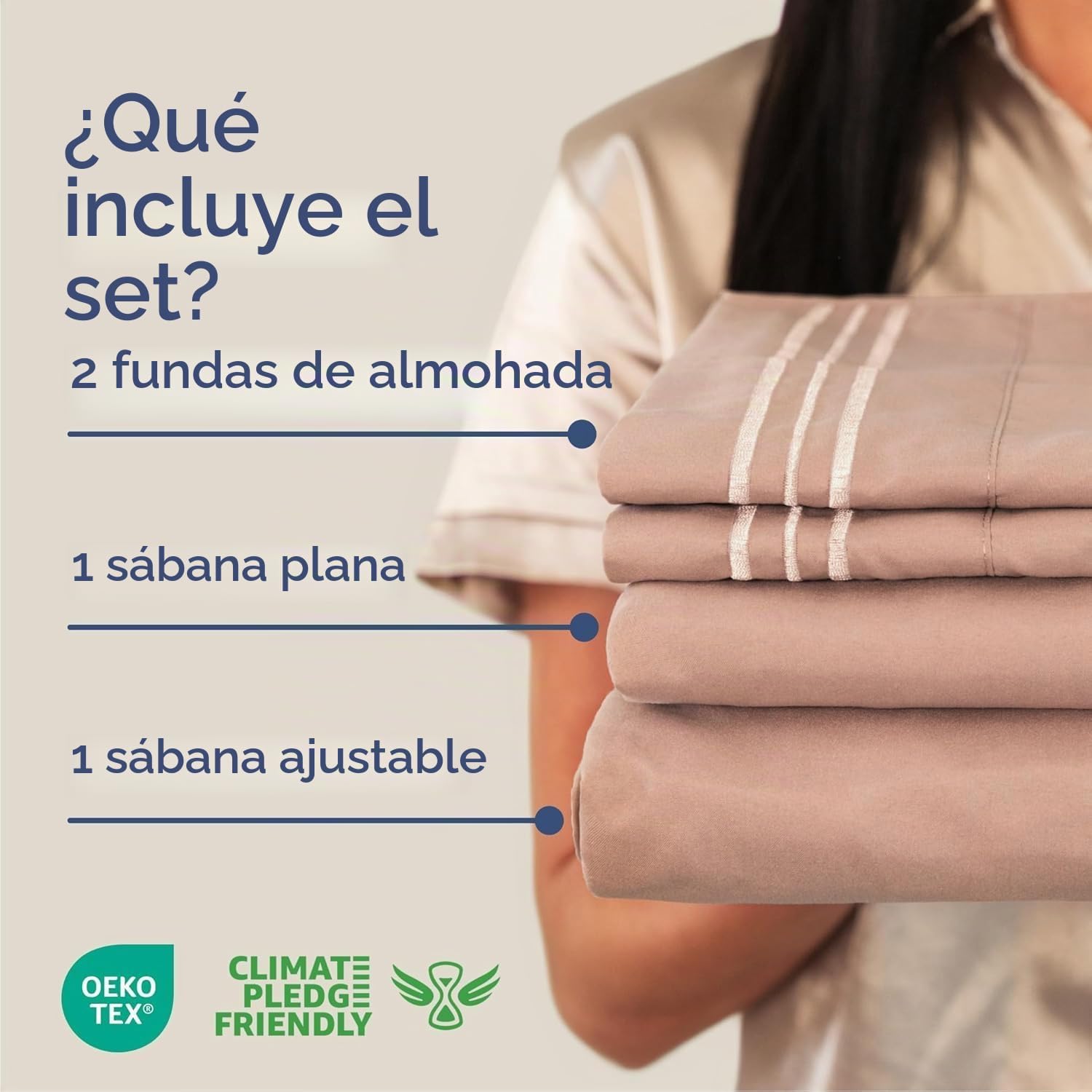 JUEGO DE SÁBANAS CGK UNLIMITED CAL KING 4 PIEZAS MICROFIBRA MALVA - 2