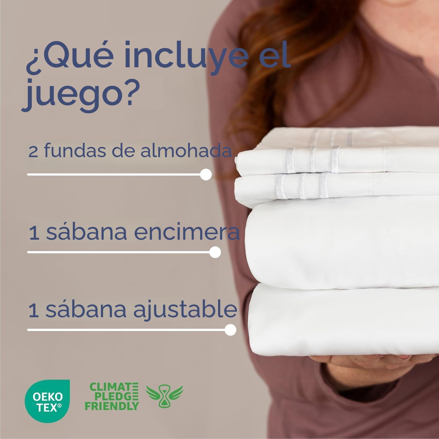 JUEGO DE SÁBANAS KING SIZE 4 PIEZAS CGK UNLIMITED BLANCO MICROFIBRA - 2