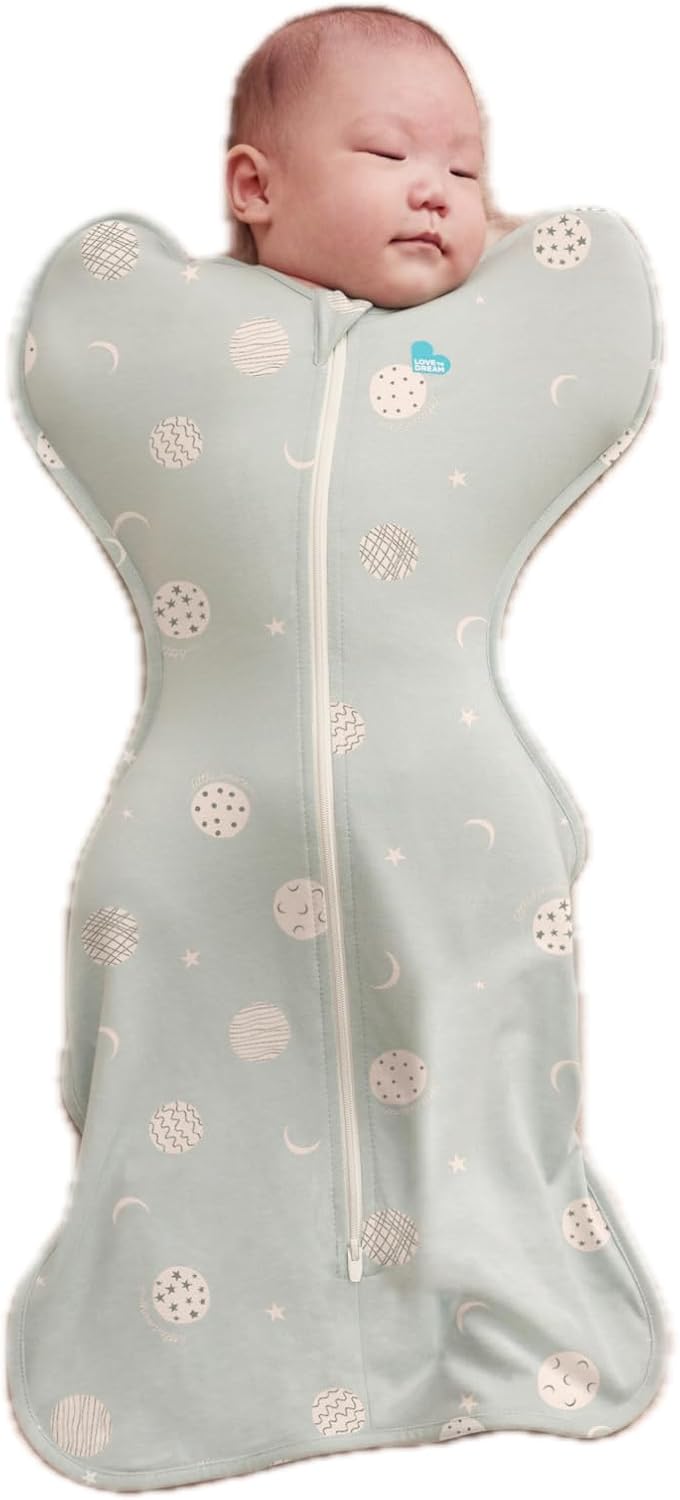 LOVE TO DREAM SWADDLE UP SACO DE DORMIR PARA BEBÉ 1.0 TOG 5-8.5 LBS ACEITUNA - 1