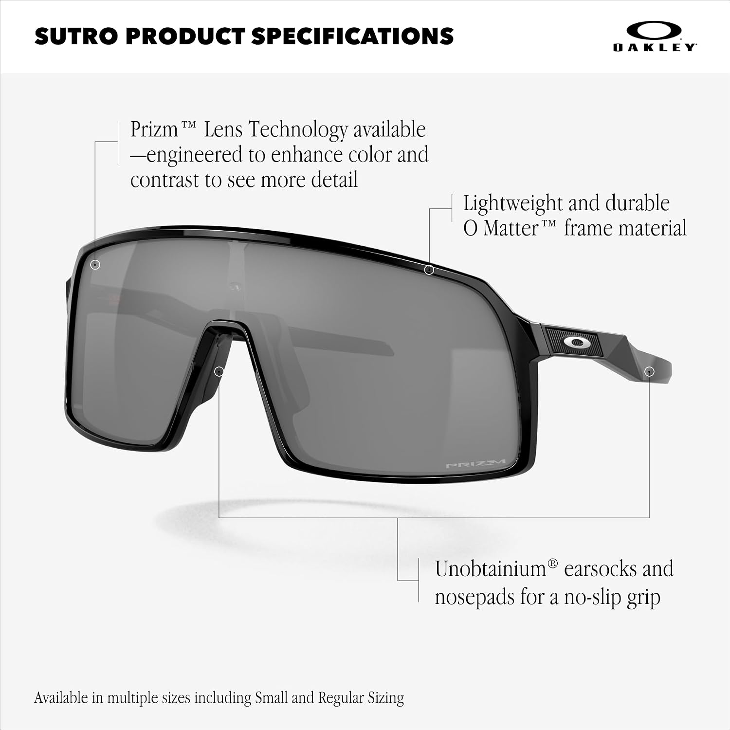 LENTES DE SOL OAKLEY OO9406 SUTRO RECTANGULAR PARA HOMBRE - 5