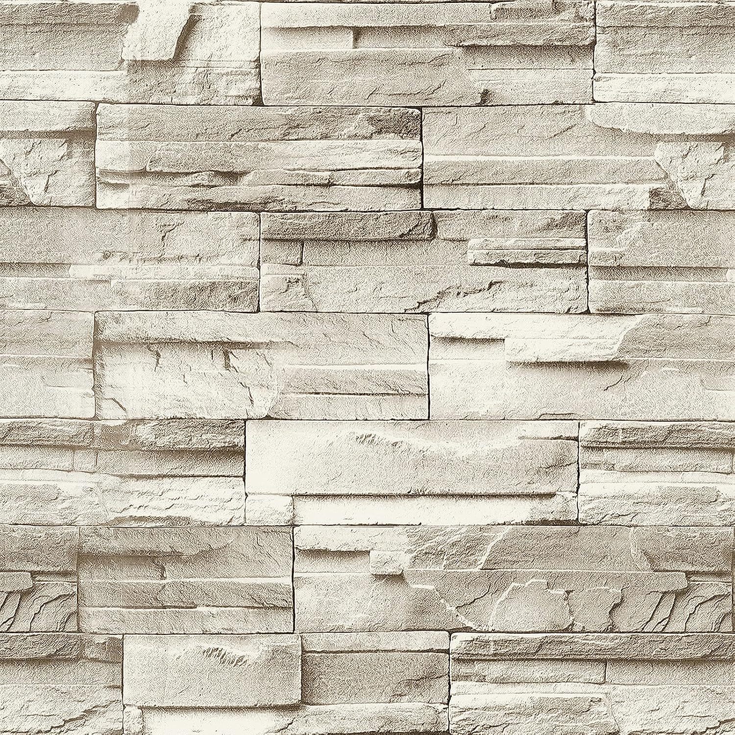 PAPEL MURAL AUTOADHESIVO JEWELUCK IMITACIÓN PIEDRA LADRILLO 17.7' X 590.5' - 1