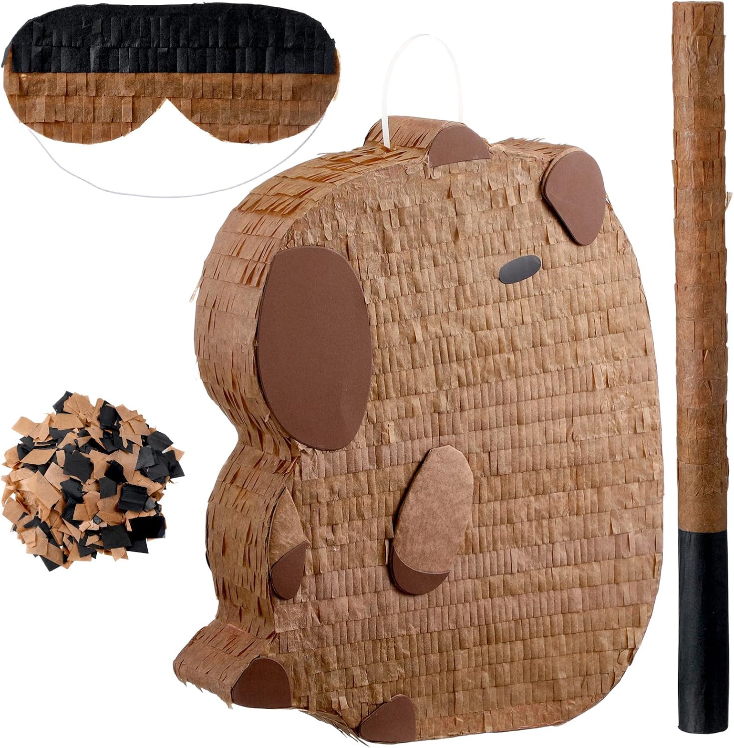 PIÑATA CAPIBARA SEENELLING MARRÓN PARA FIESTA - 1