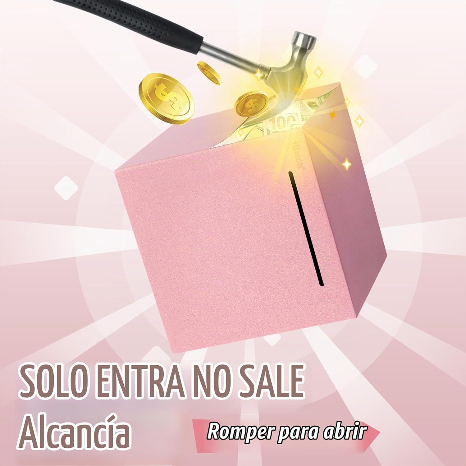 ALCANCÍA HICOCOOL ACERO INOXIDABLE ROSA 5.9 PULGADAS - 5
