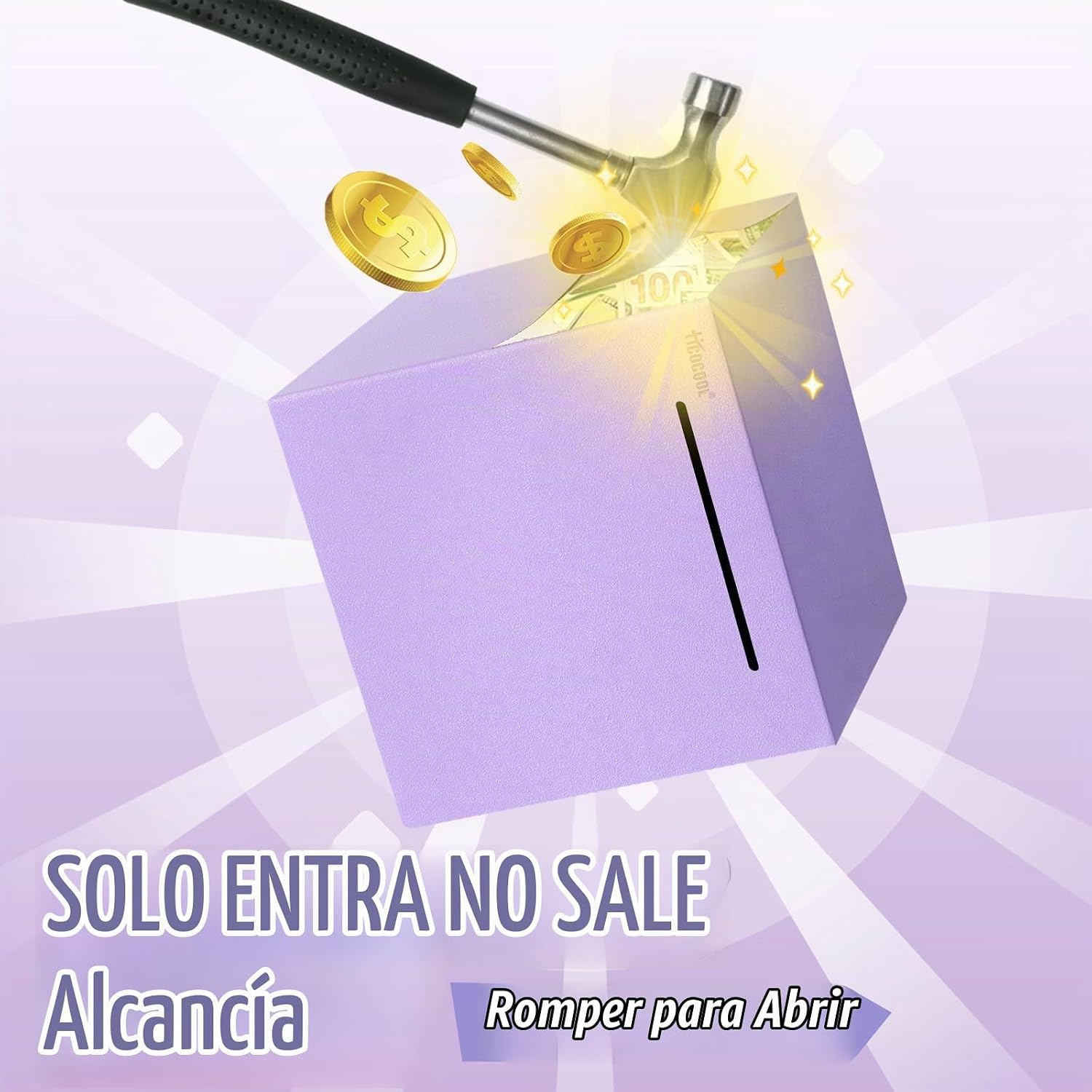 ALCANCÍA HICOCOOL PÚRPURA ACERO INOXIDABLE 5.9 PULGADAS - 5