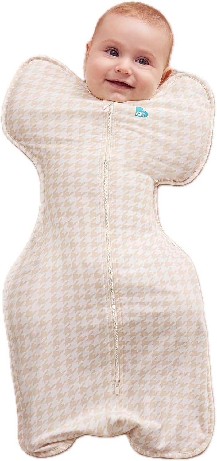 MANTA DE ENVOLVIMIENTO LOVE TO DREAM SWADDLE UP TALLA S 8-13 LBS PATA DE GALLO - 1