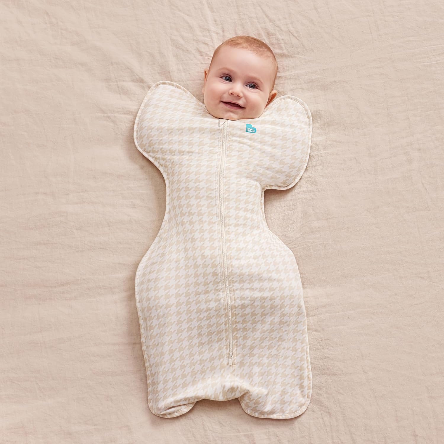 MANTA DE ENVOLVIMIENTO LOVE TO DREAM SWADDLE UP TALLA S 8-13 LBS PATA DE GALLO - 2