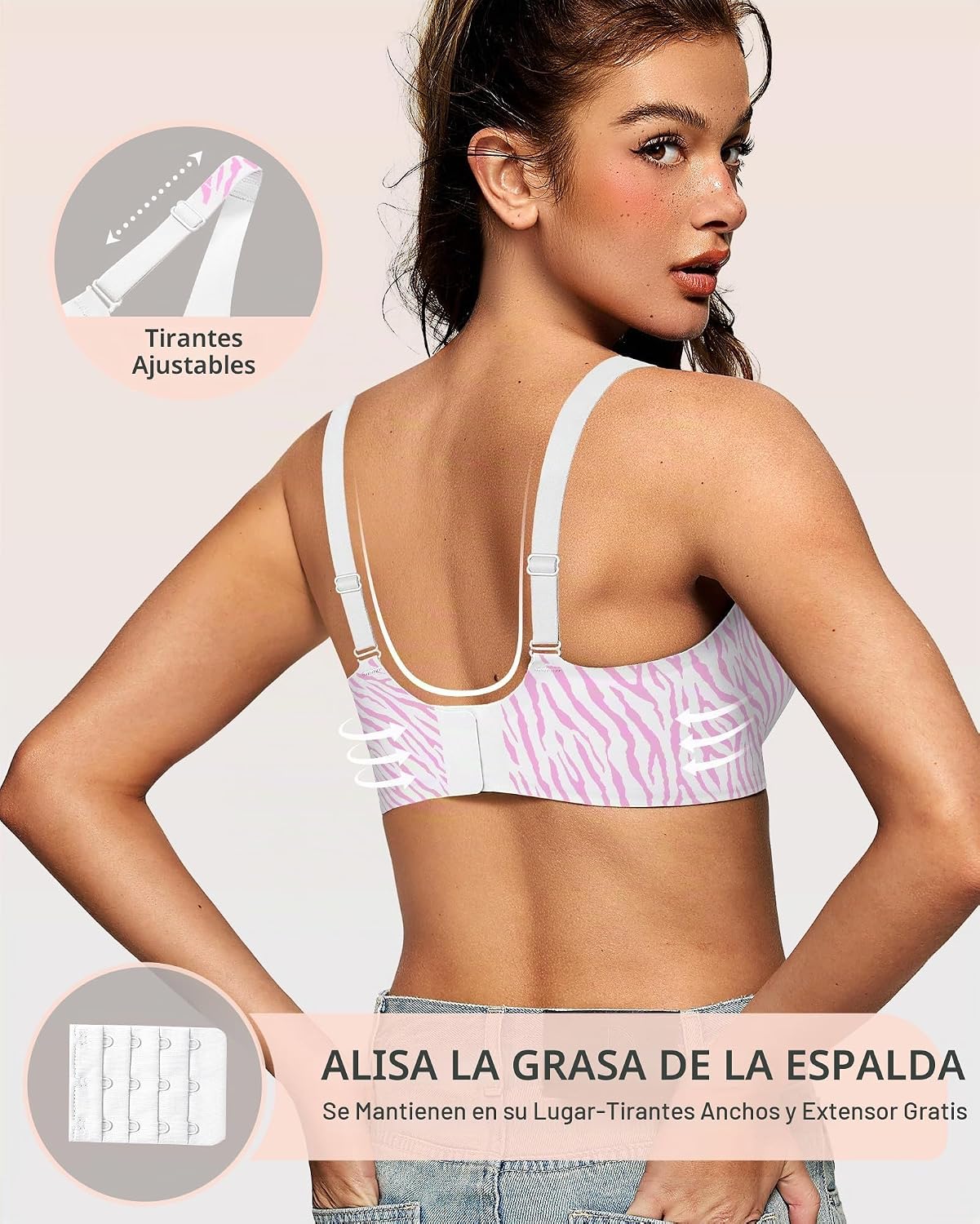 SOSTÉN OEAK JELLY SIN ARO ESCOTADO PUSH UP SIN COSTURAS - 3