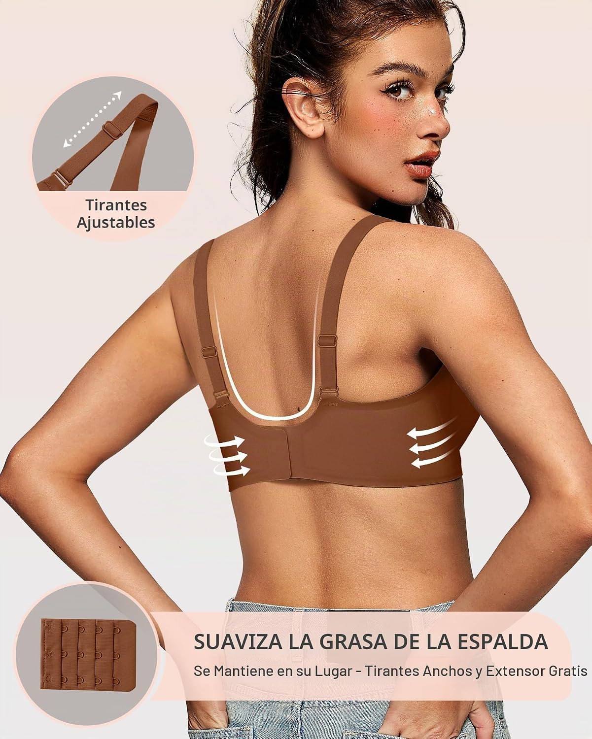 SOSTÉN OEAK JELLY WIRELESS ESCOTE PROFUNDO TALLA L - 3