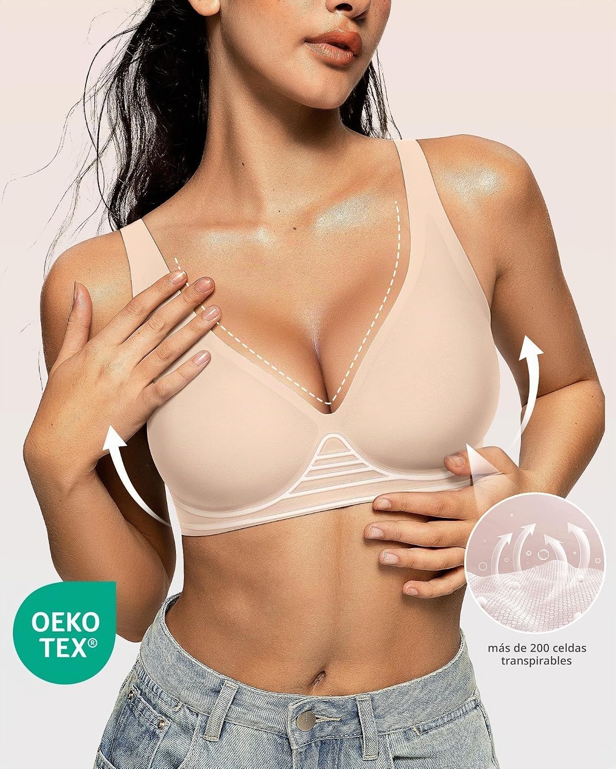 SOSTÉN OEAK JELLY WIRELESS PUSH UP ESCOTADO V PIEL - 2