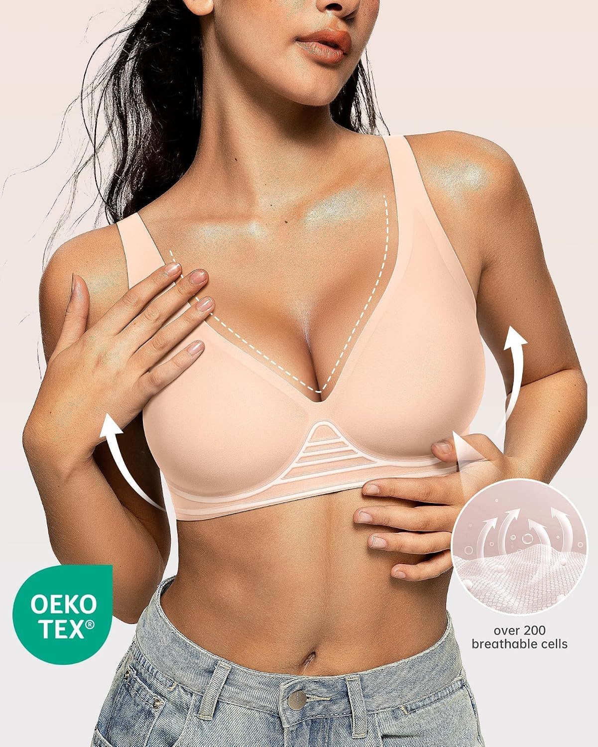 SOSTÉN OEAK JELLY WIRELESS PUSH UP ESCOTADO V PIEL - 2