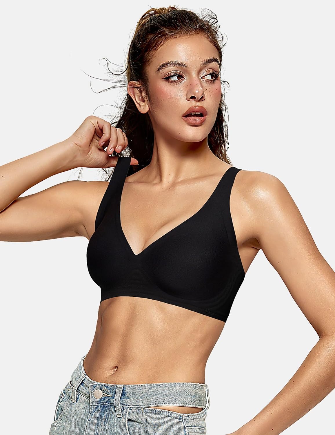 SOSTÉN OEAK JELLY SIN ARO ESCOTADO PUSH UP NEGRO - 4