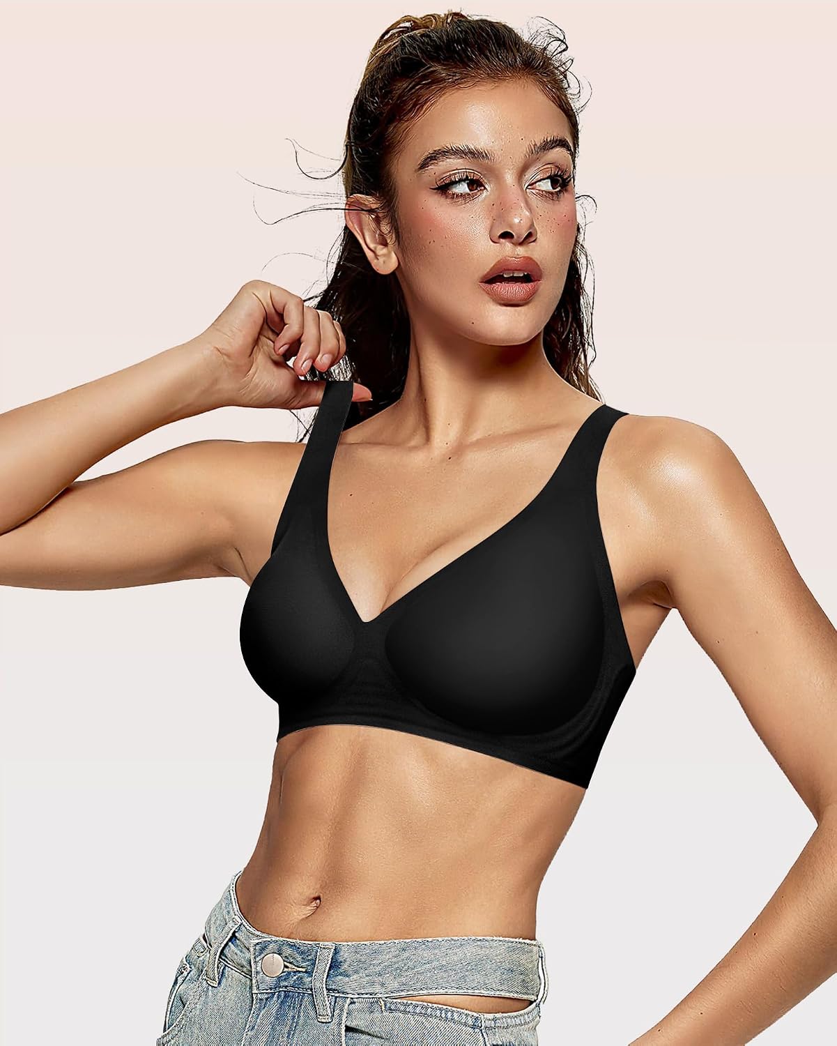 SOSTÉN OEAK JELLY WIRELESS DEEP V NEGRO CARBÓN - 5