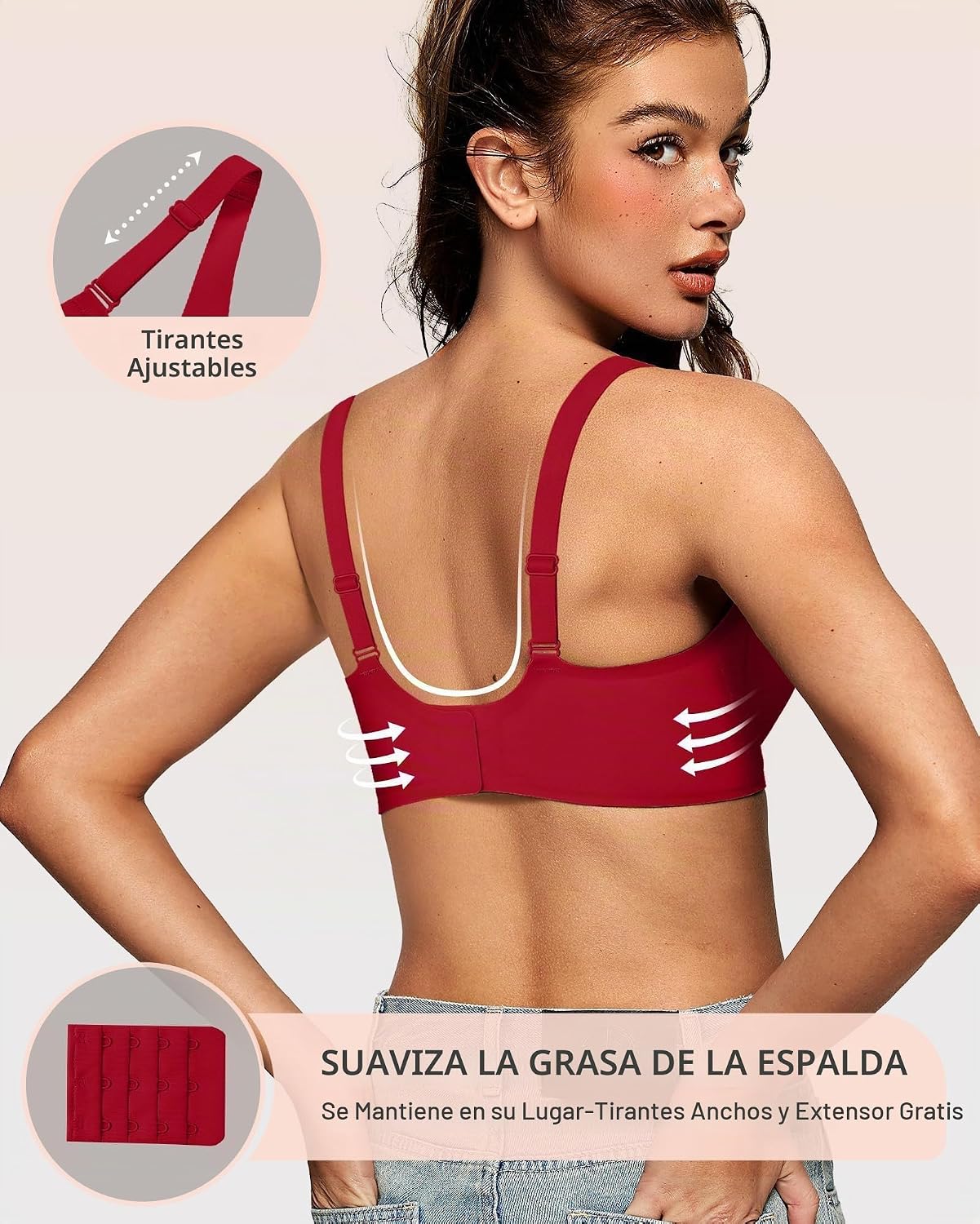 SOSTÉN OEAK JELLY SIN ARO ESCOTADO ROJO - 3
