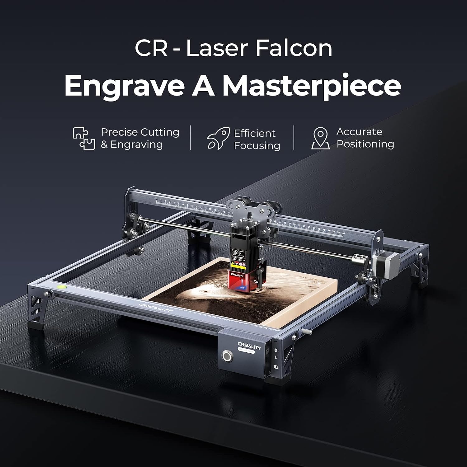 GRABADORA LÁSER CREALITY FALCON 5W CON SALIDA DE 72000MW - 2