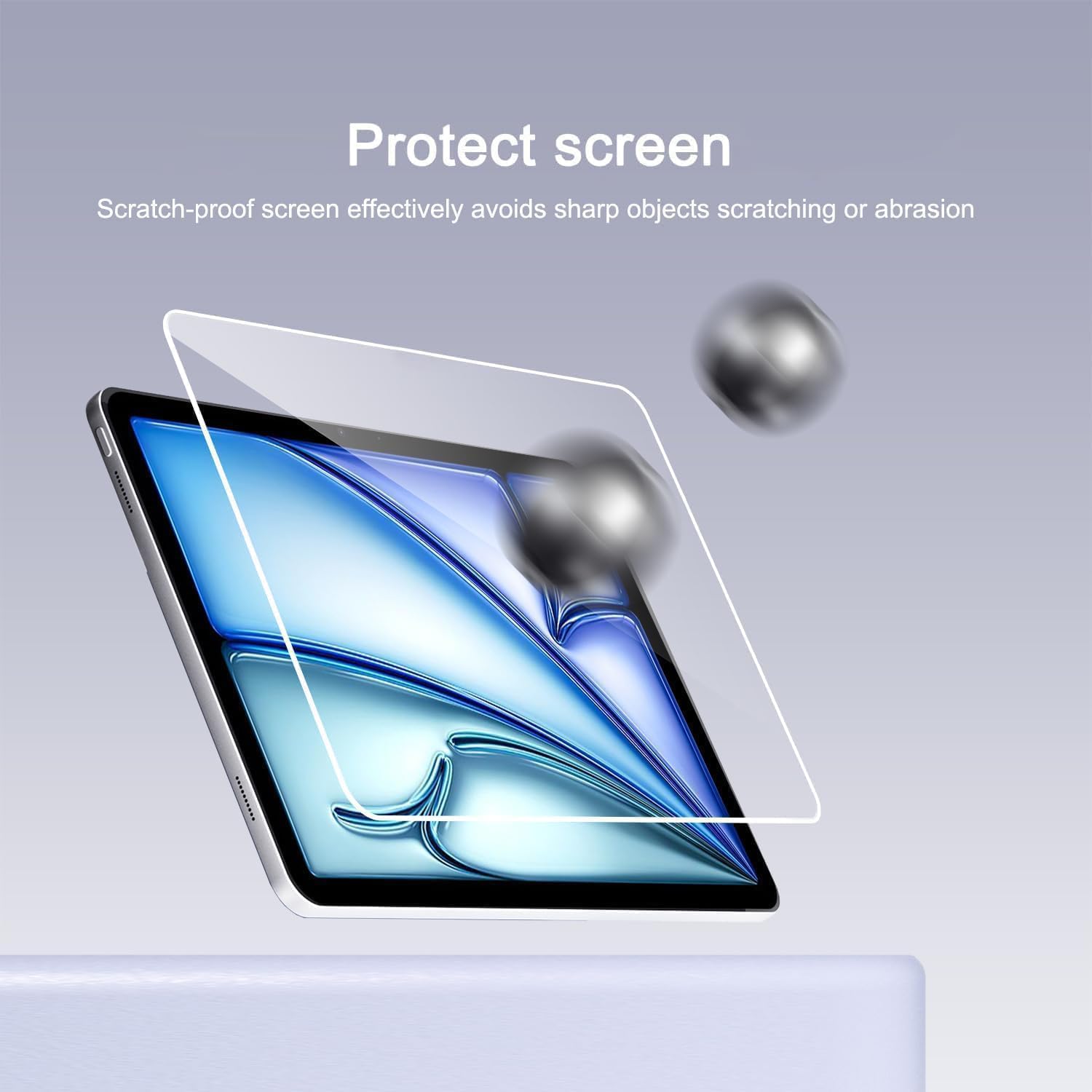 PROTECTOR DE PANTALLA AILUN PARA IPAD PRO 11 PULGADAS Y IPAD AIR 11 PULGADAS 2024-2026, PACK DE 2 - 2
