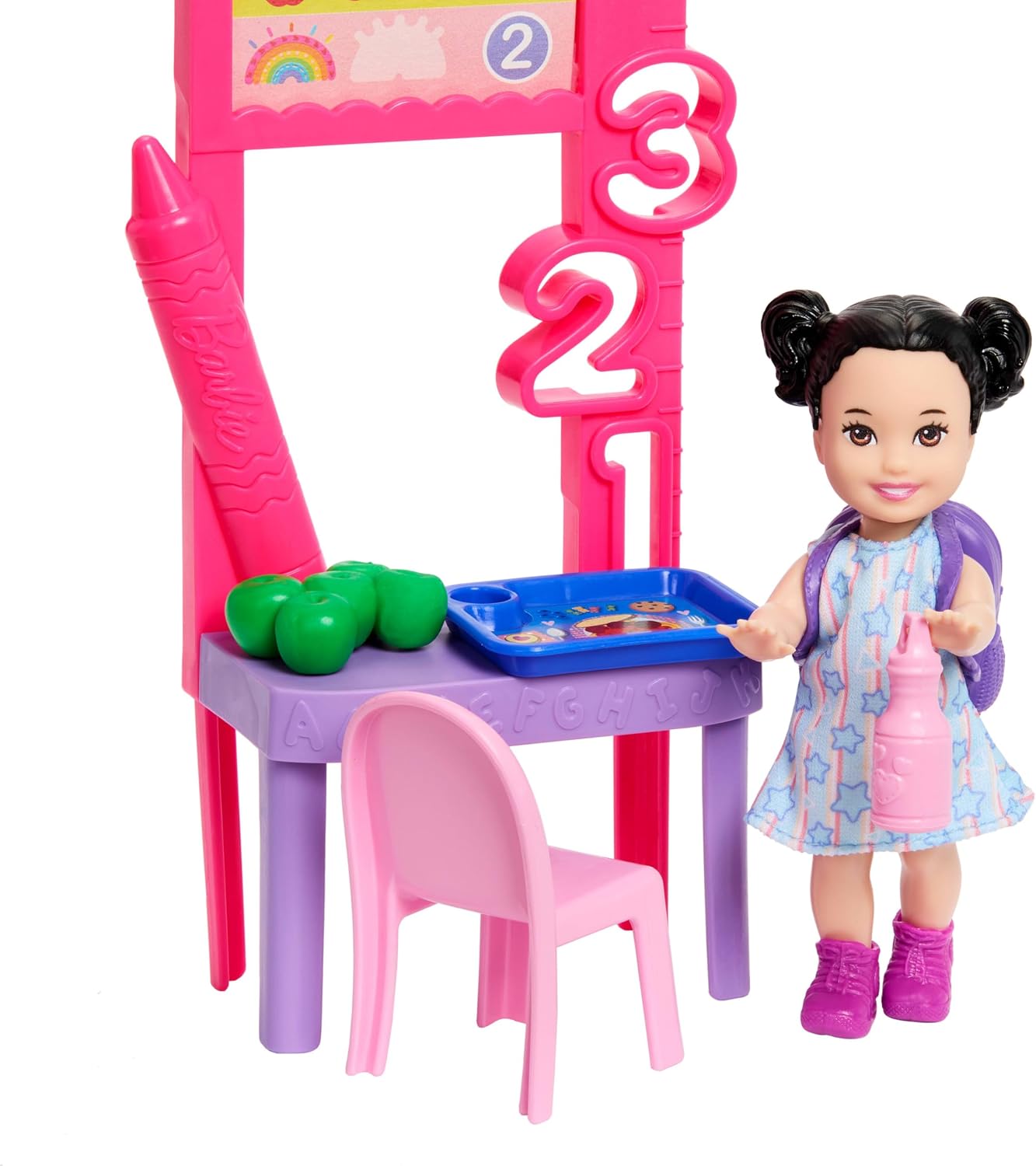 MUÑECA BARBIE CAREERS TEACHER CON SET DE AULA TEMÁTICO - 4